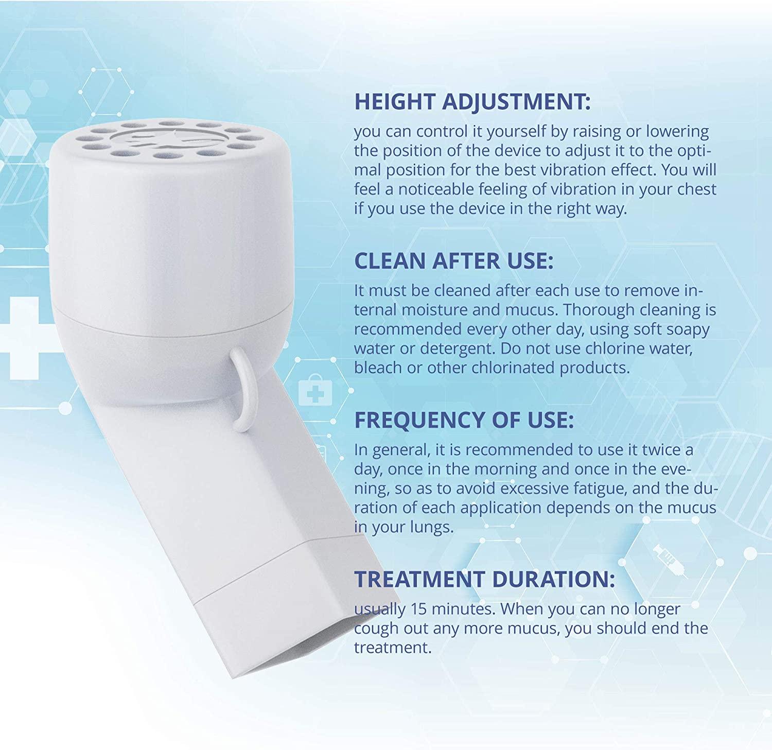 Breathing Lung Expander & Mucus Removal Device, HandHeld Breathing