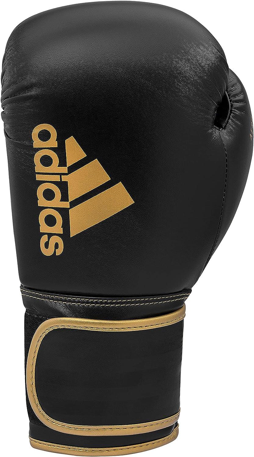Adidas Boxing Gloves - Hybrid 80 - for Boxing, Kickboxing, MMA, Bag,  Training & Fitness - Boxing Gloves for Men, Women & Kids Black/Gold 12oz