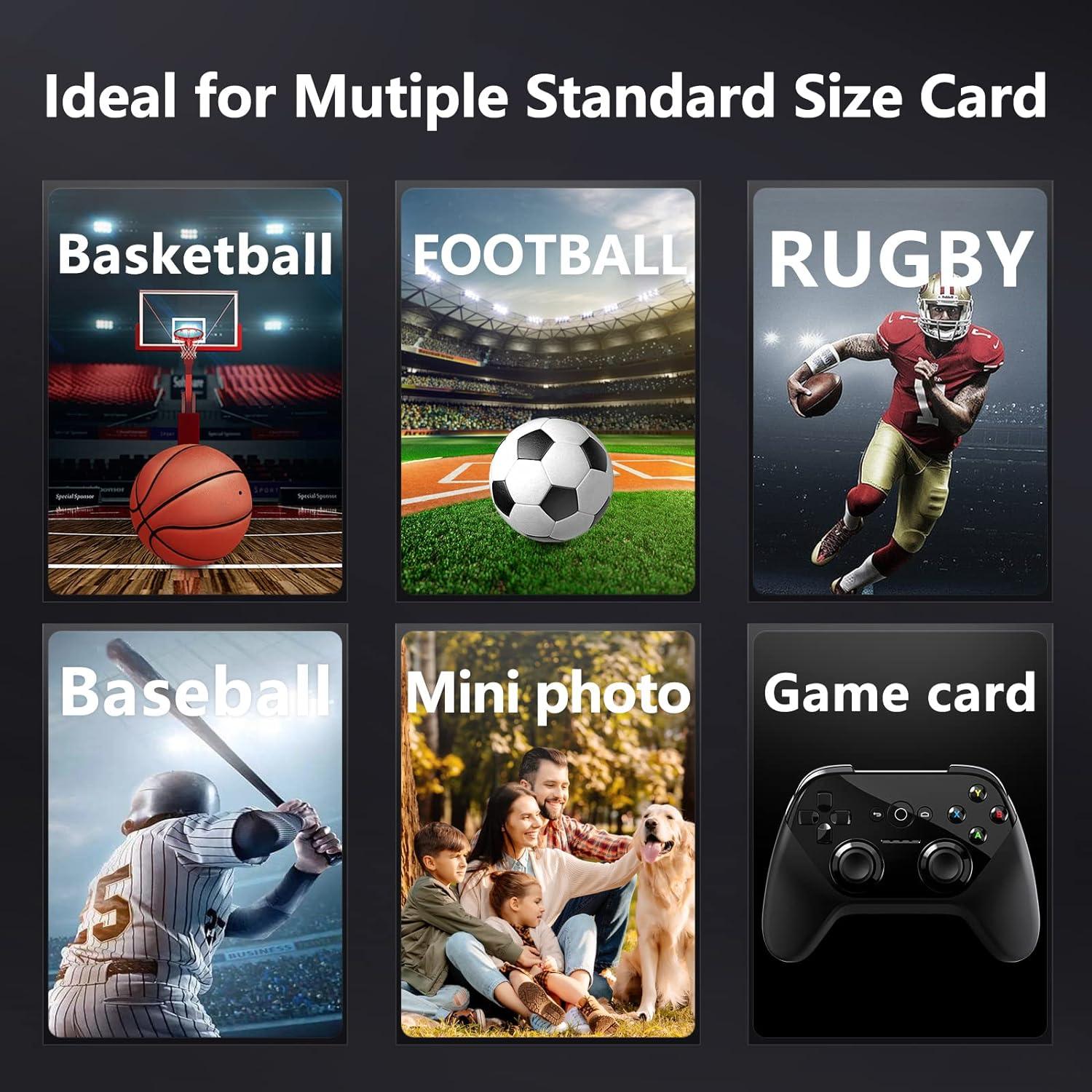 500 Black Matte Card Sleeves for Trading Cards | Toploaders for MTG,  Baseball, Sports, Game Cards | Buy Now with Express International Delivery  | GoSupps.com