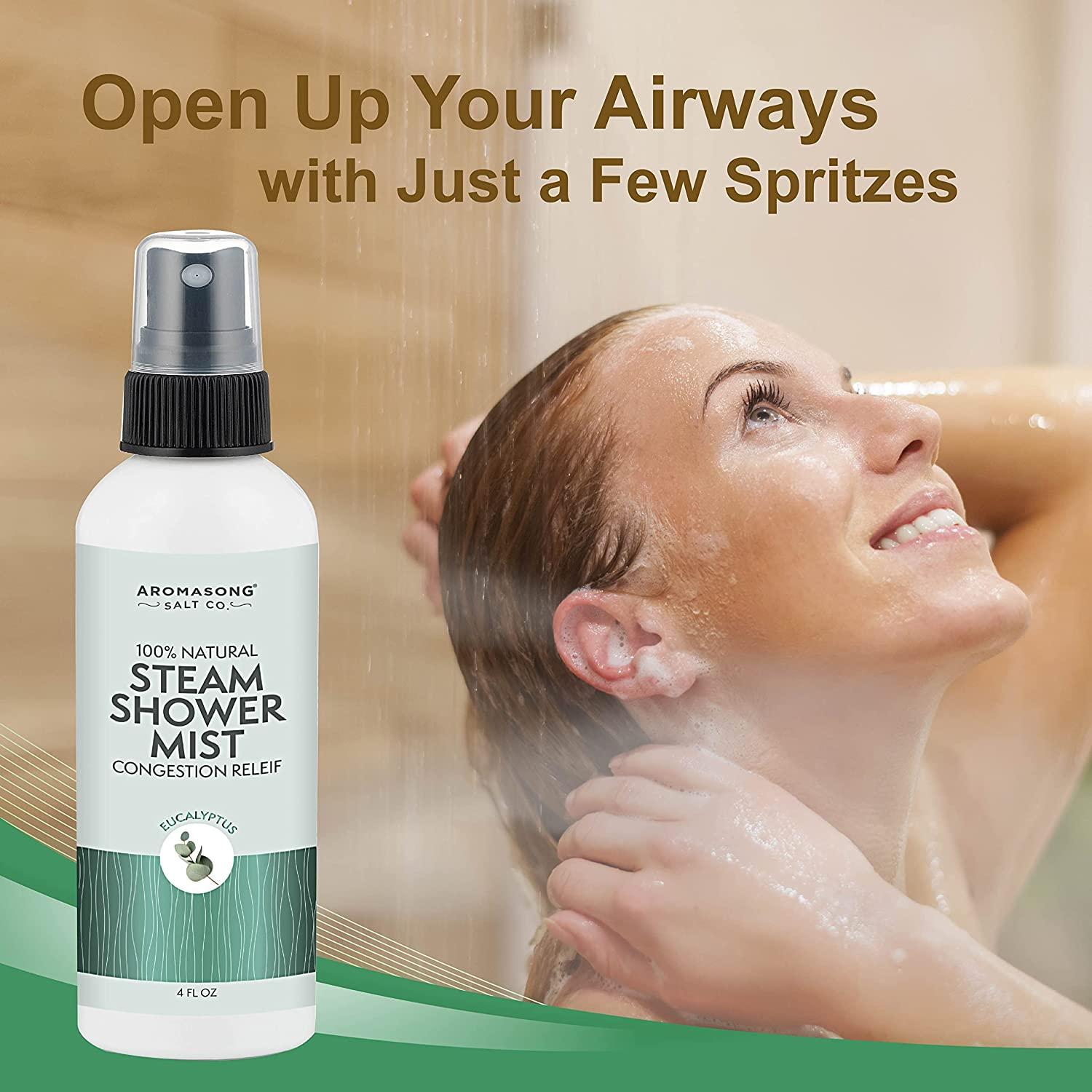 Aromasong Eucalyptus Shower Spray 100 Pure Eucalyptus Oil Natural