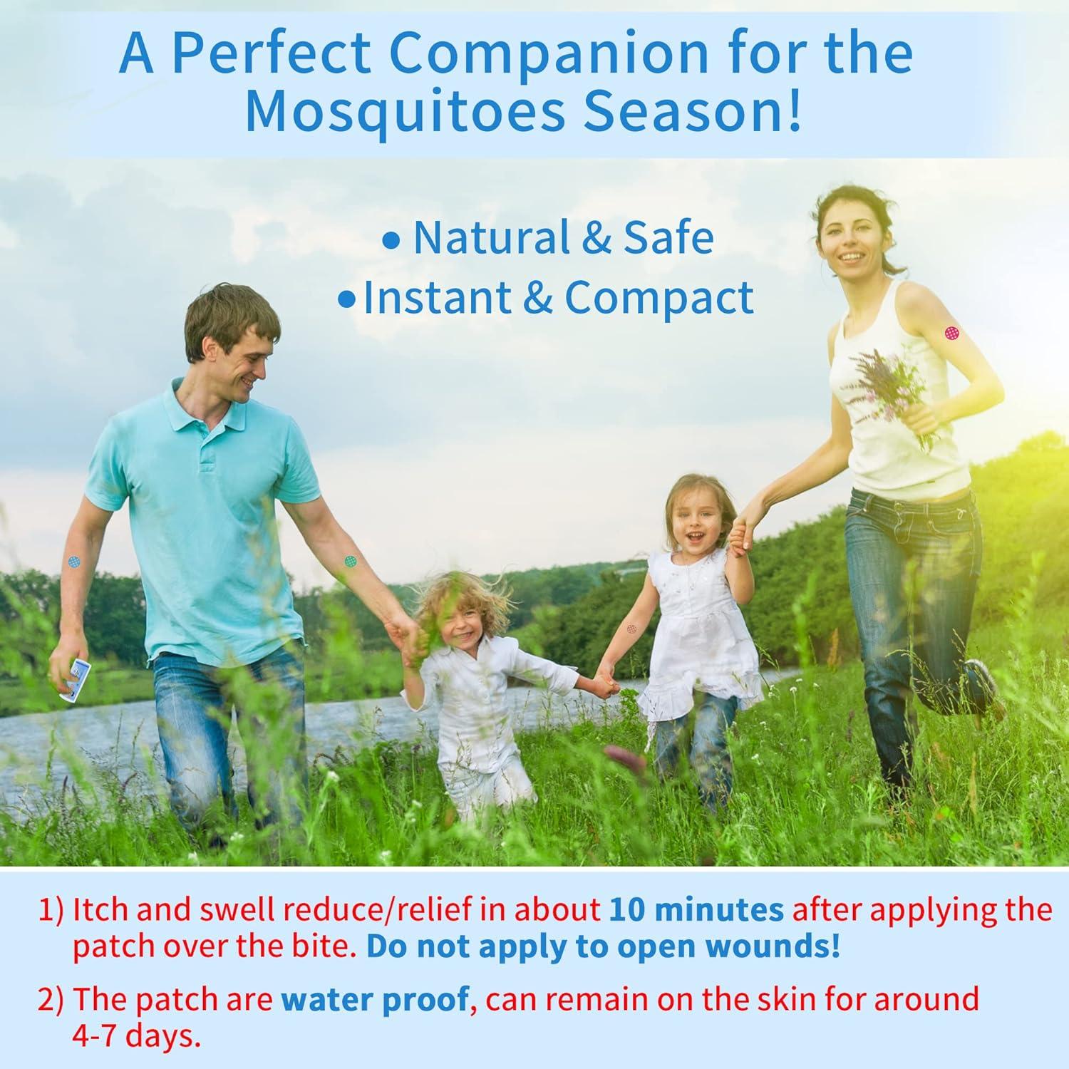 EZ Bites Relief Patch 48 Counts AfterBite Itch Relief Natural Insec/t