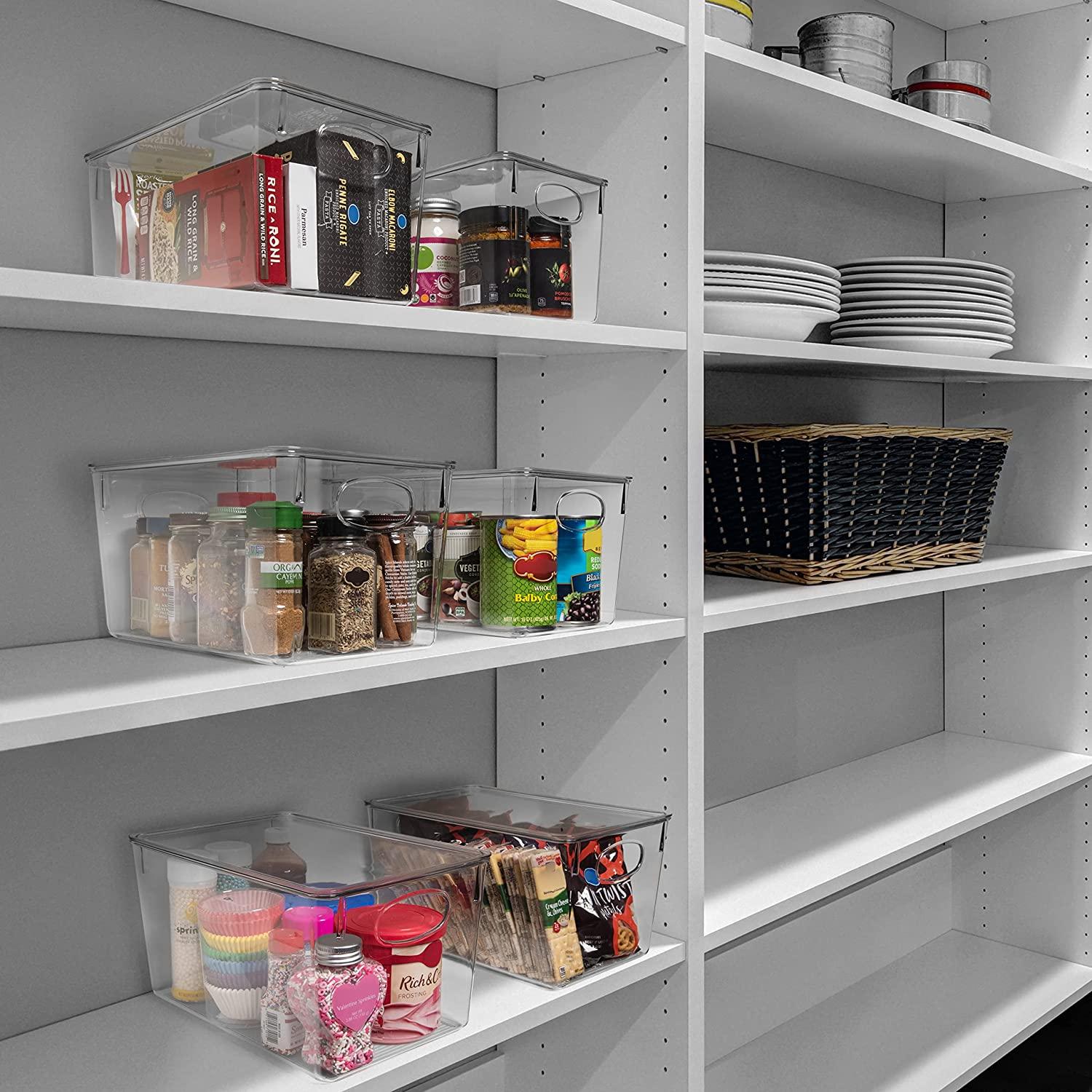 ClearSpace Plastic Storage Bins Perfect Kitchen Organization or