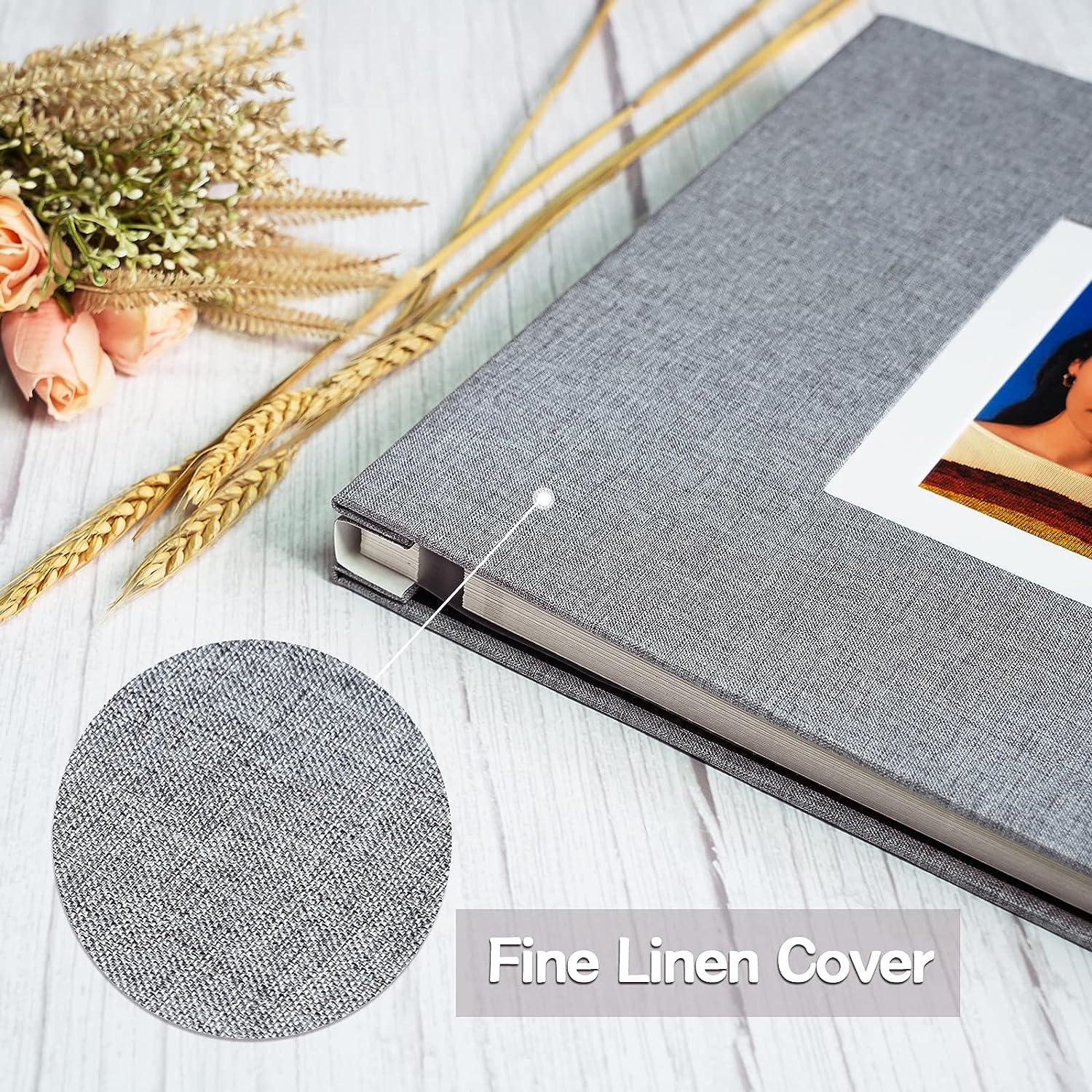 Vienrose Linen Photo Album Self Adhesive for 4x6 5x7 8x10 Scrapbook Album  DIY Memory Picture Book 40 Pages with Metallic Pen and Scraper - Yahoo  Shopping