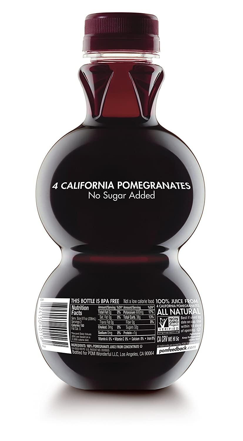 Pom Wonderful 100percent Pomegranate Juice 12 Fl Oz Bottles Pack Of 6  Bottles - Office Depot