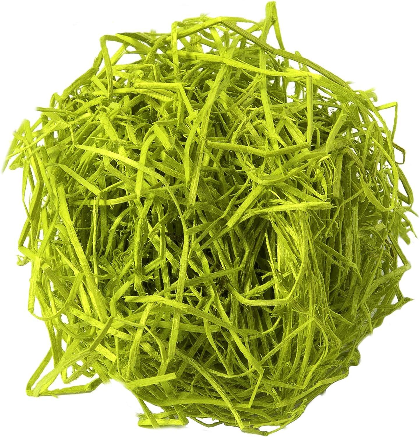 Green Raffia Grass Bundle for Easter Arts and Crafts Easter Eggs