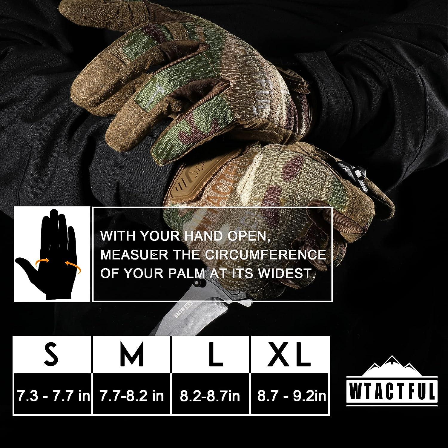WPTCAL Fingerless Tactical Gloves for Men Paintball Airsoft Half Finger  Glove