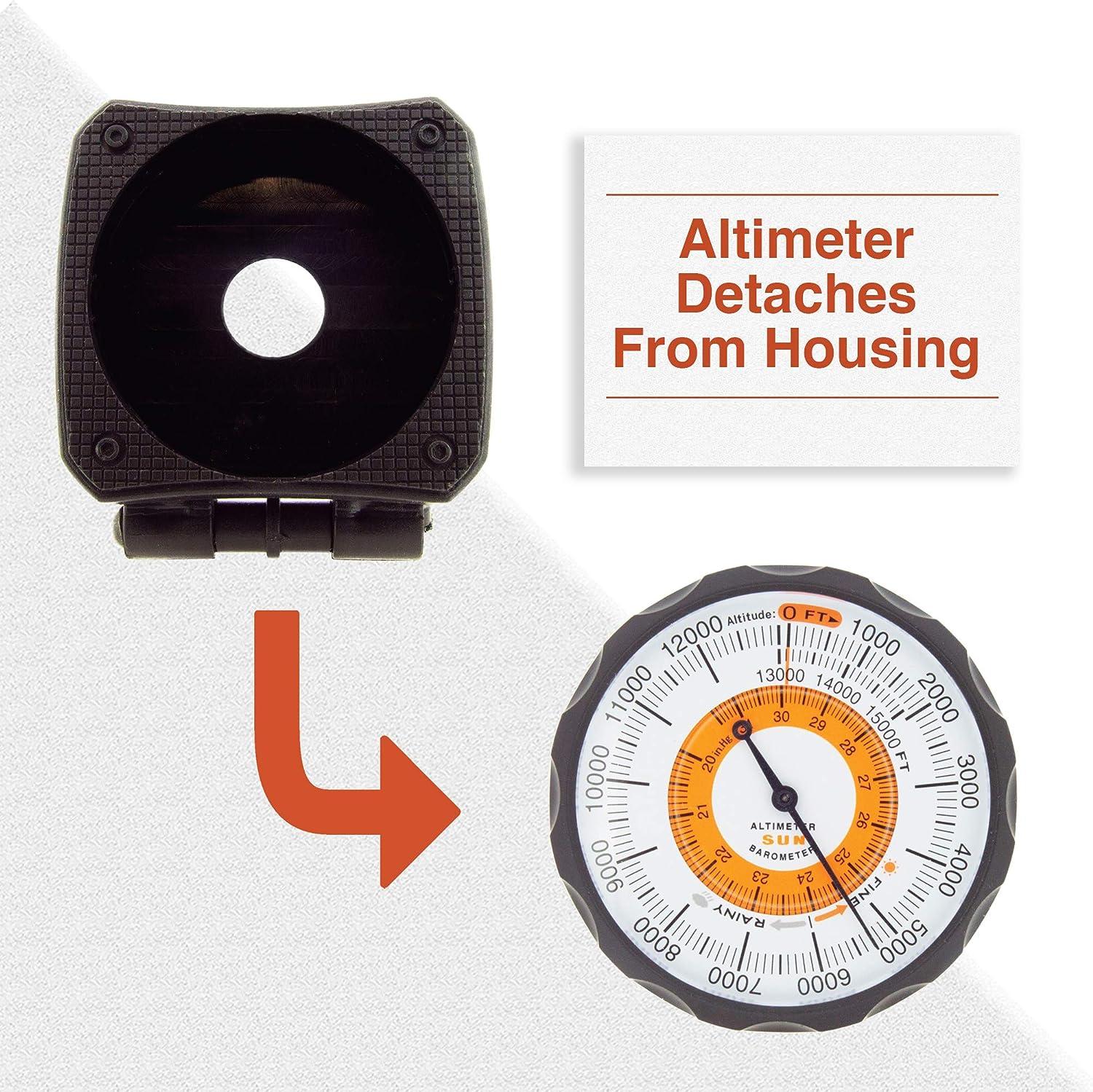 Sun Company AltiLINQ Dashboard Altimeter and Barometer Altimeter