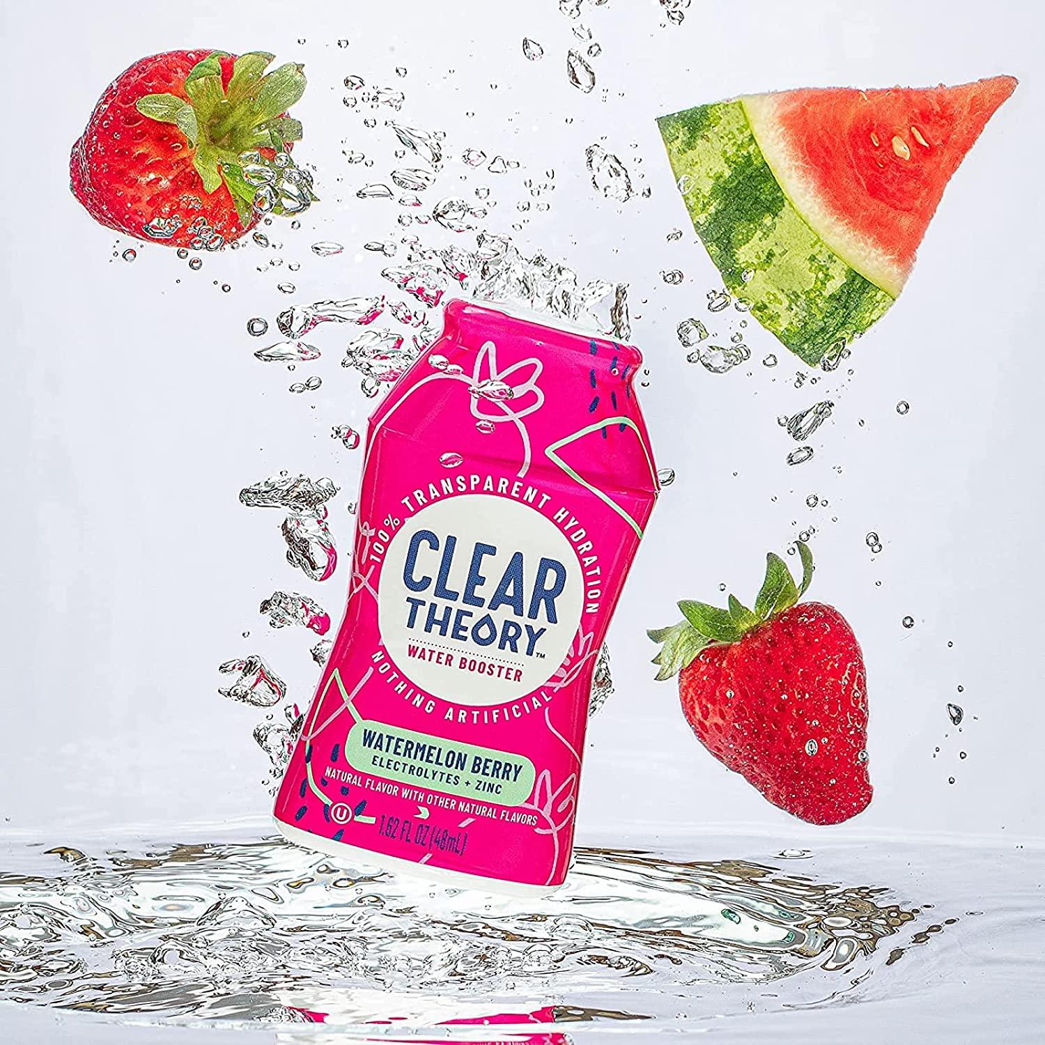 Clear Theory Water Flavoring Drops, Electrolytes Drink Mix, Water