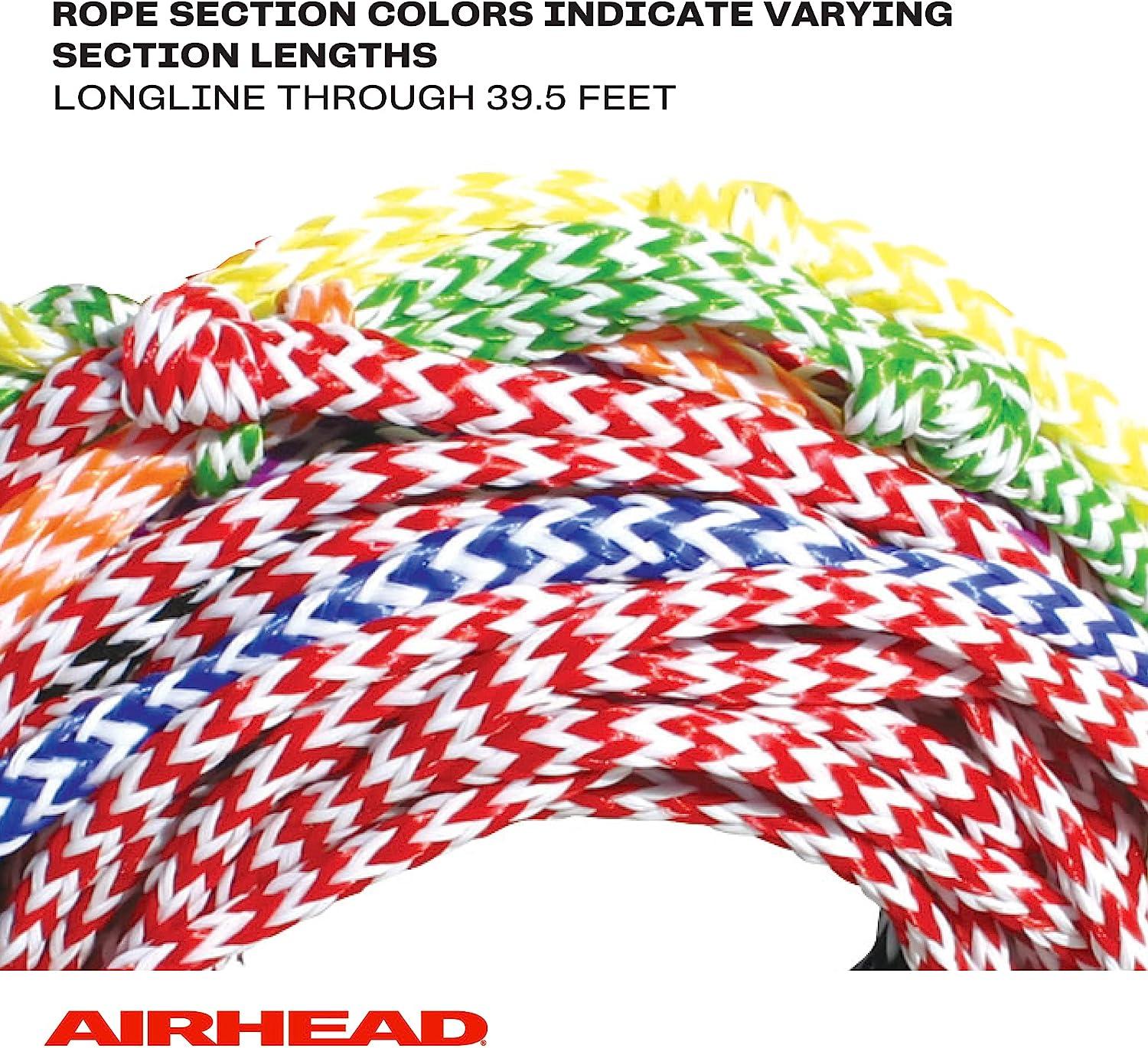 Airhead Water Ski Rope with Radius Handle, 8 Section for Water Skis
