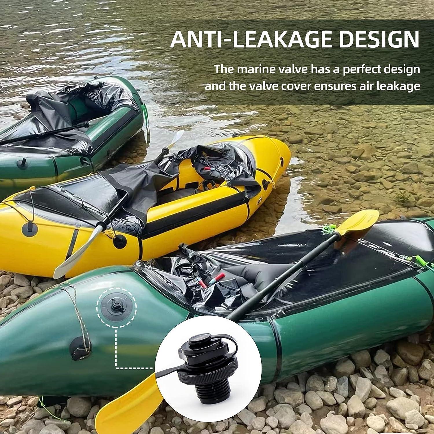 Inflatable Boat Air Valve, 2PCS Inflatable Boat Spiral Air Plugs Marine