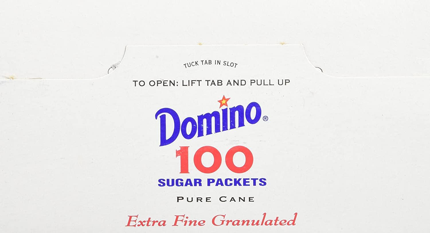DOMINO SUGAR PACKETS 100/ 3.54g Packs