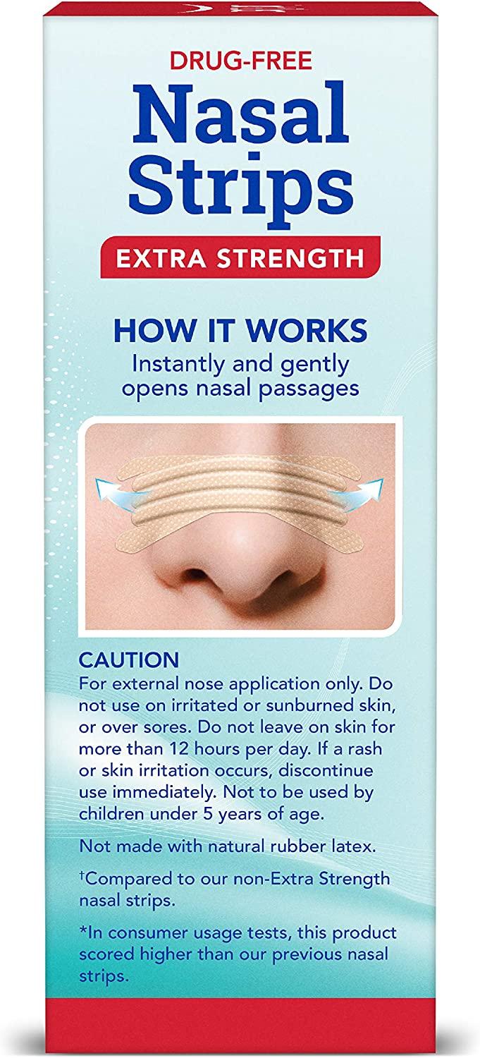 Instaclear ExtraStrength Nasal Strips, Tan 50 ct Works Instantly
