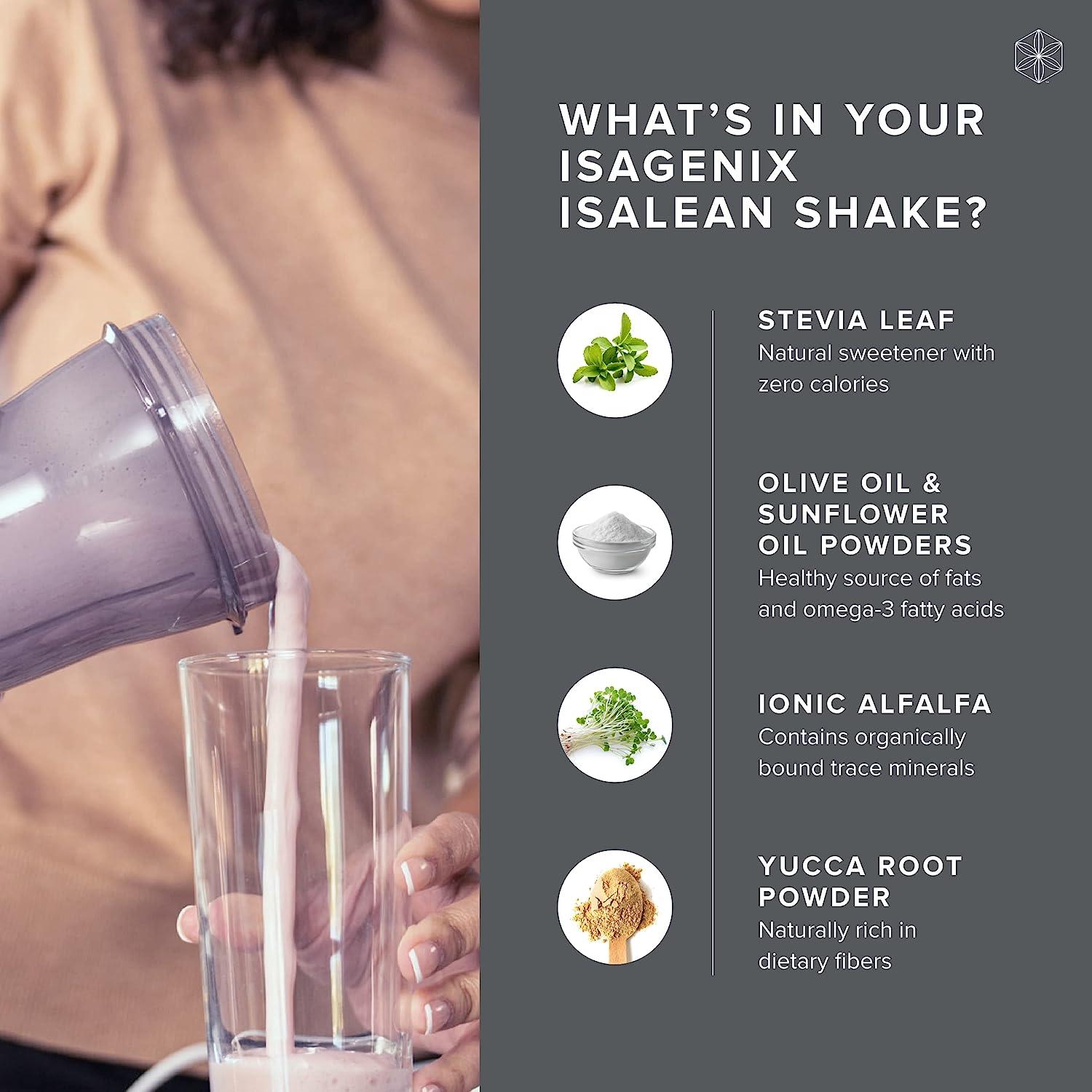 Isagenix IsaLean Shake Superfood Meal Replacement Drink Mix for