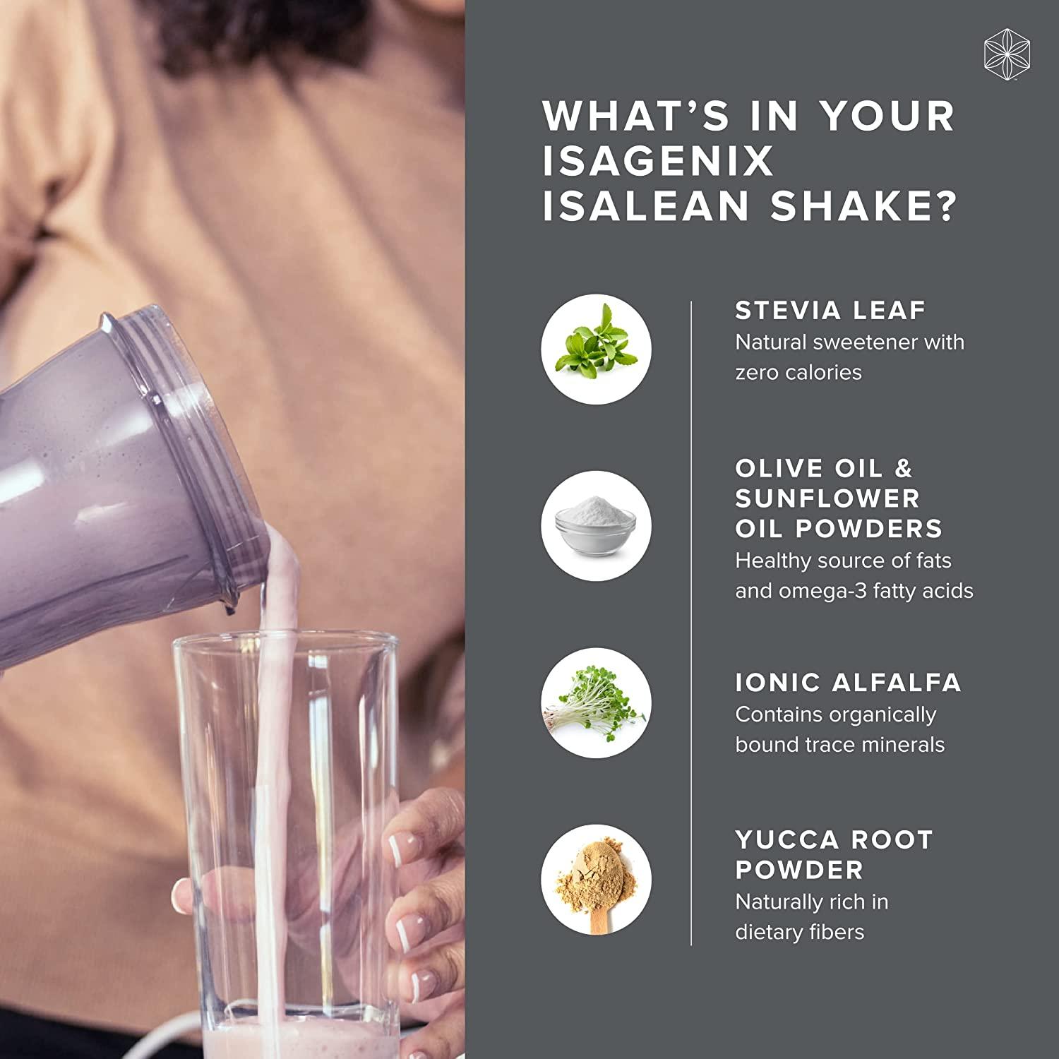 Isagenix IsaLean Shake Complete Superfood Meal Replacement Drink Mix