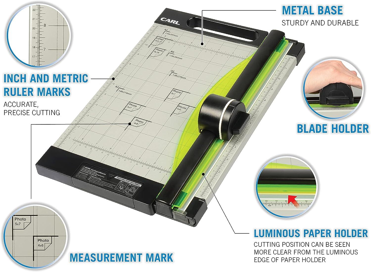 CARL 12 inchGreen Friendly Professional Rotary Paper Trimmer 12inch