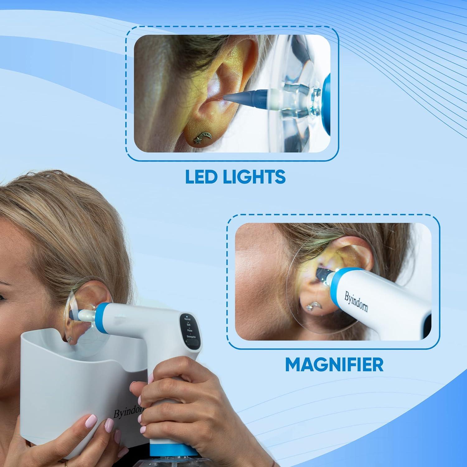 Ear Wax Removal Kit Electric Ear Irrigation Kit Rechargeable Ear