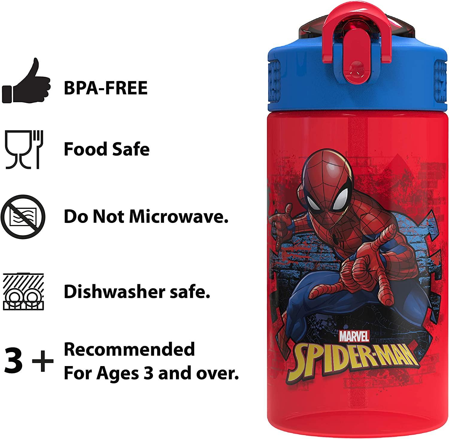 Simple Modern Marvel Spider-man Reusable Snack Bags for Kids | Food Safe,  BPA Free, Phthalate Free, Polyester Zip Pouches | Washable & Refillable