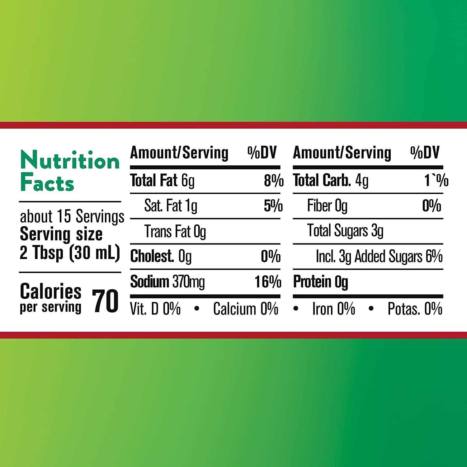 WishBone Salad Dressing Zesty Robusto Italian 15 oz Zesty Robusto