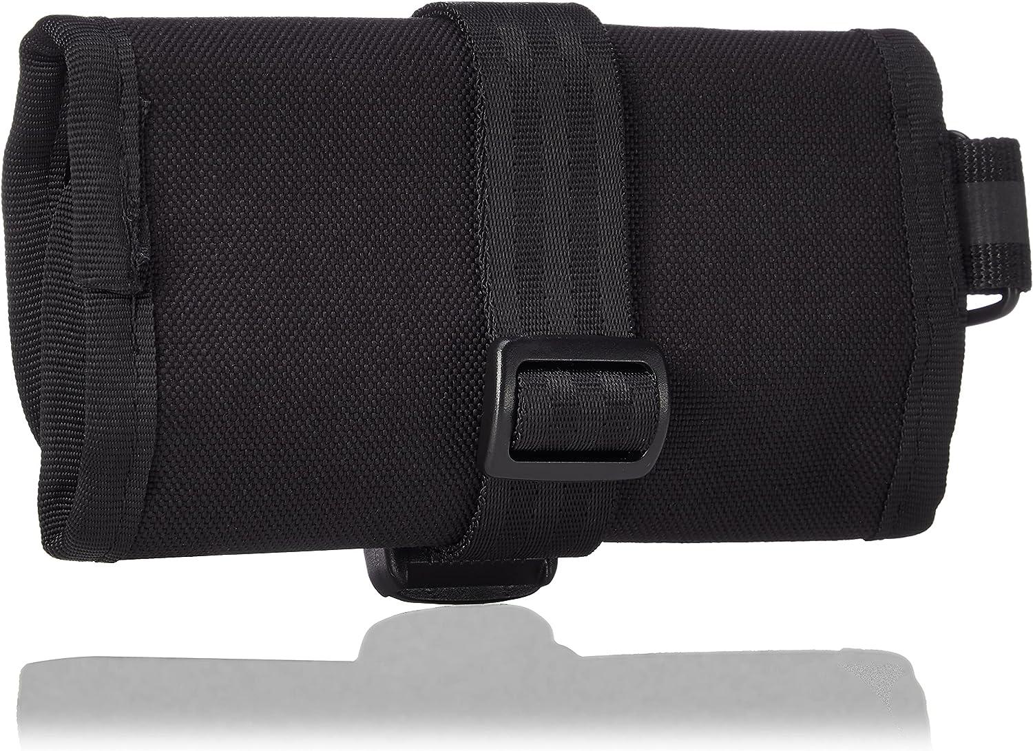 Chrome Industries Doubletrack Bicycle Saddle Roll Bike Tool Bag, Black