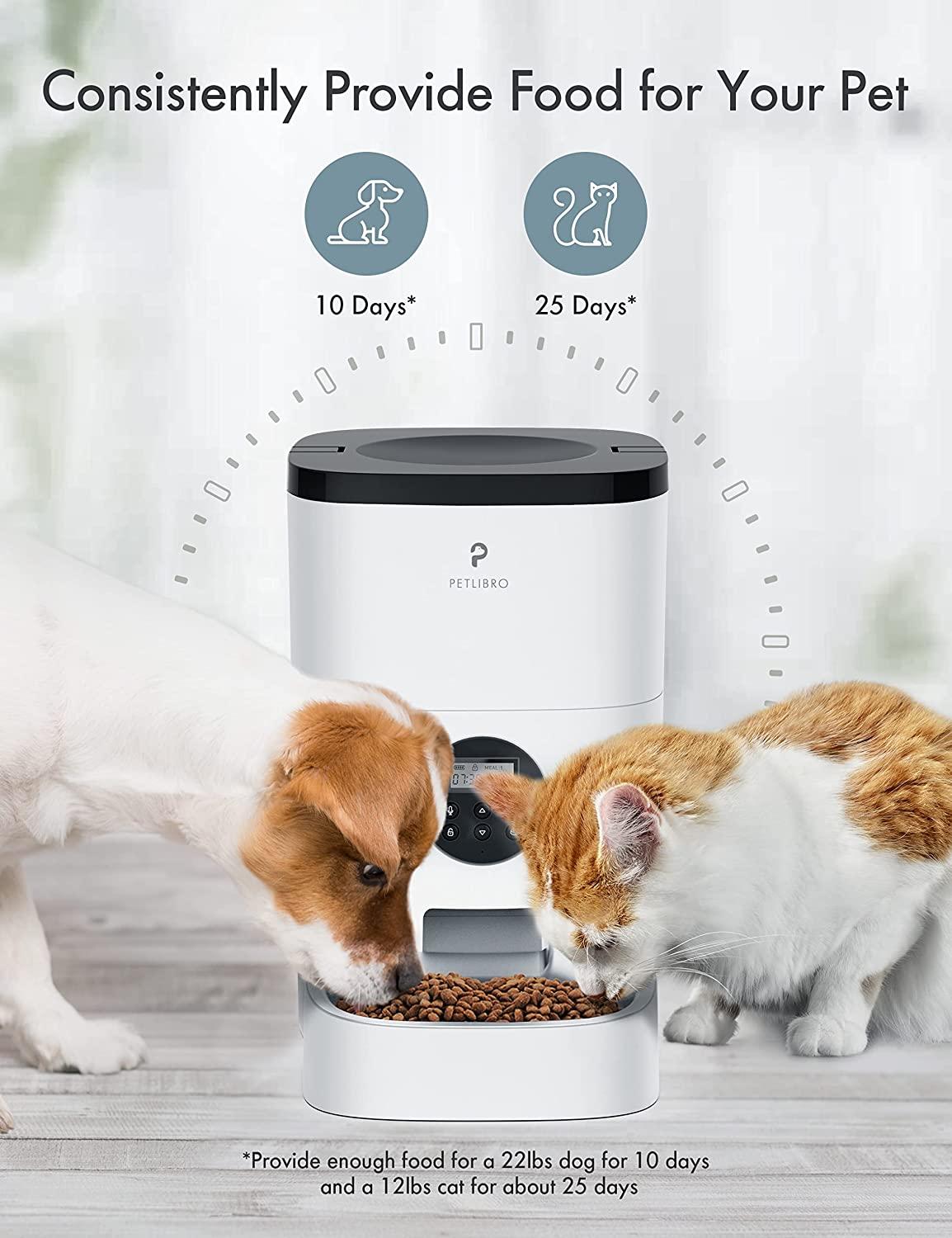 PETLIBRO Automatic Cat Feeder Timed Cat Feeder with Desiccant Bag for