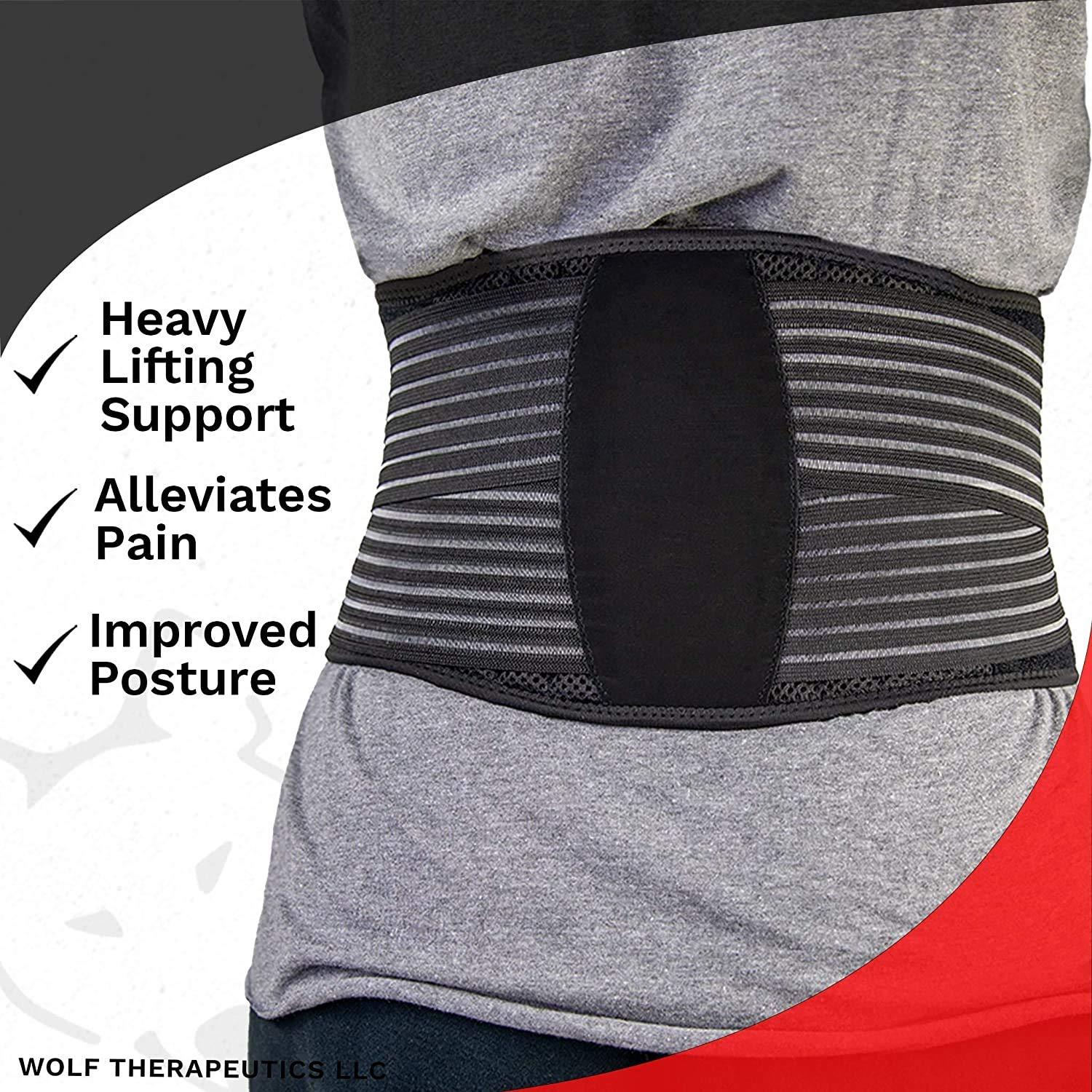 Dr. Wolf Lumbar Support Belt For Lower Back Support & Pain Relief