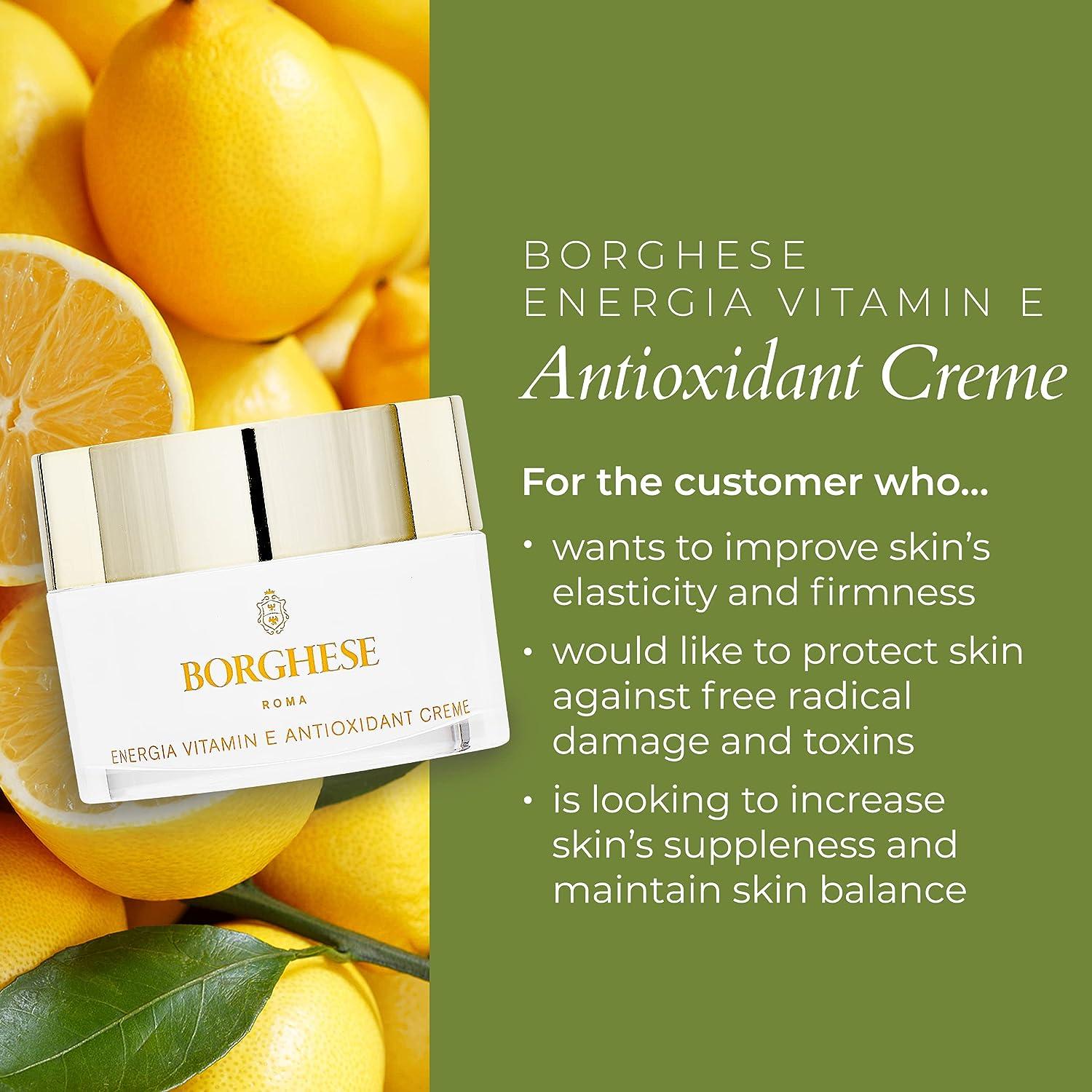 ENERGIA Vitamin E Antioxidant Creme Vitamin E Cream 1 FL Oz