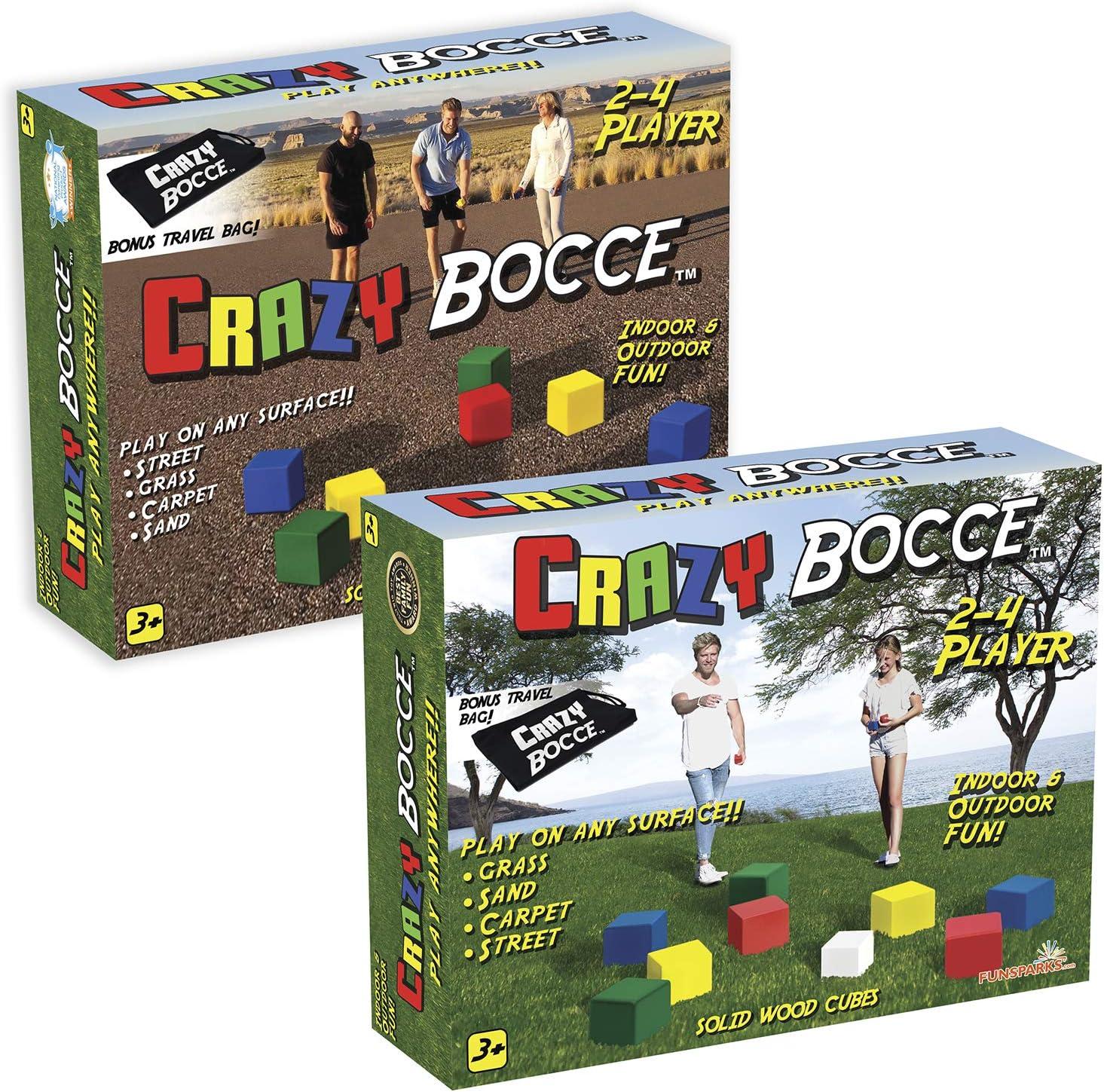 Crazy Bocce Ball Set Indoor and Outdoor Family Fun for Everyone A
