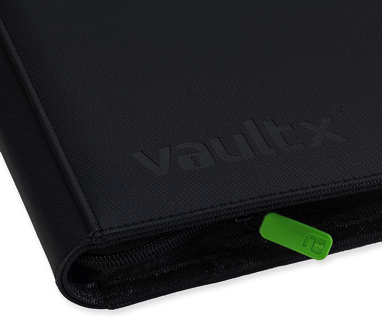 Vault X 12-Pocket Trading Card Zip Binder - 480 Side Loading Pocket Album  for TCG & Sports Cards (Teal) 
