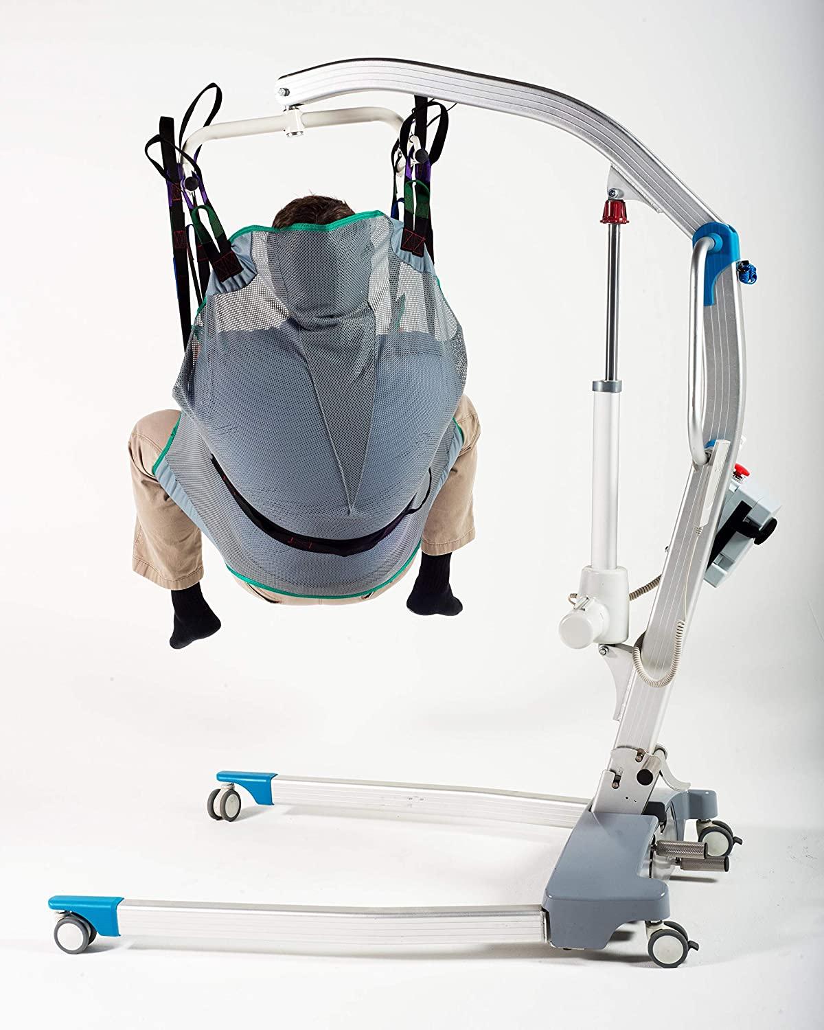 Patient Aid Universal Mesh Bath Patient Lift Sling with Head Support