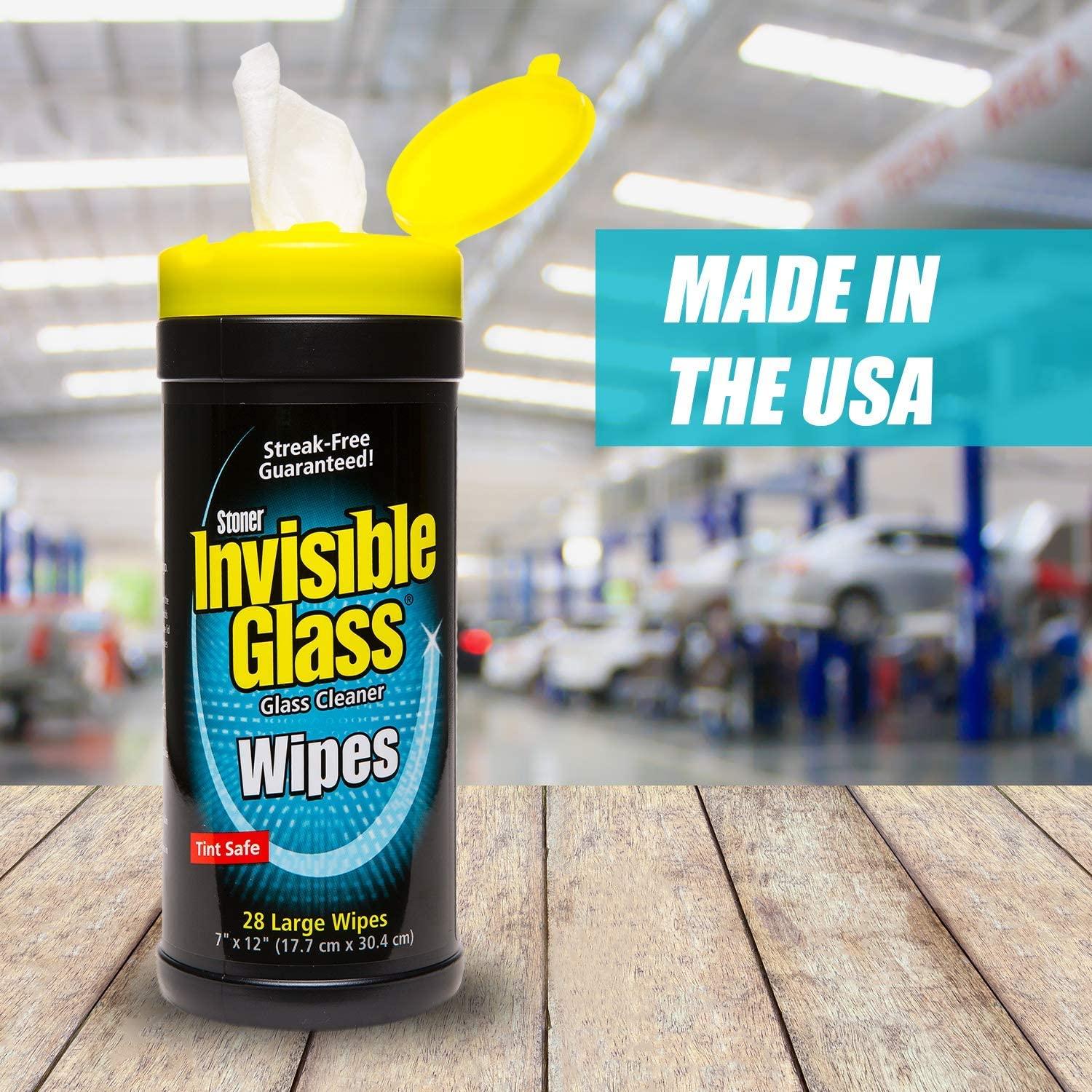 Invisible Glass 90166 28-Count Lint-Free and Ammonia-Free 7 X 12