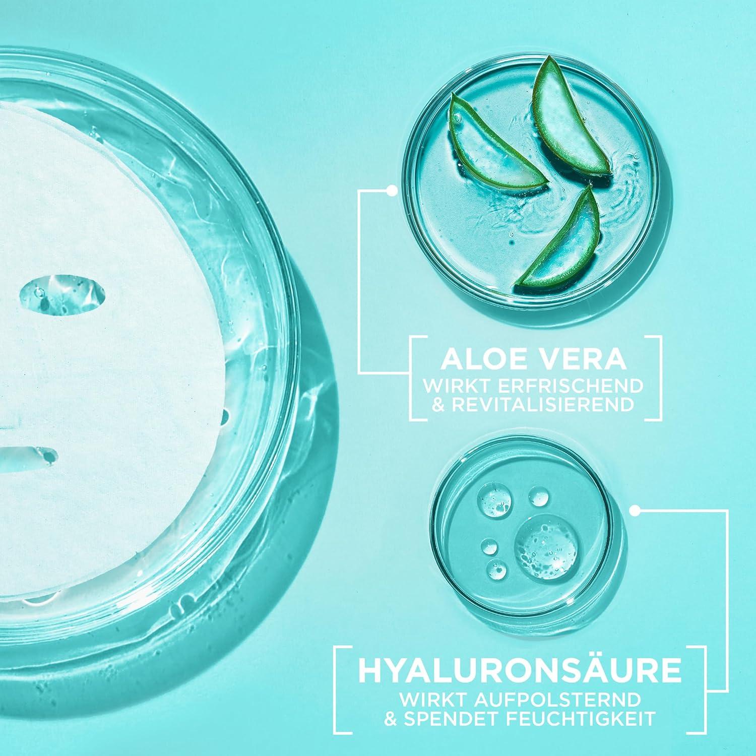 Garnier Hydra Bomb Cloth Mask - Refreshing & Moisturizing Facial Mask for  All Skin Types with Hyaluronic Acid & Aloe Vera | 28g | Buy Now with  Express International Delivery | GoSupps.com