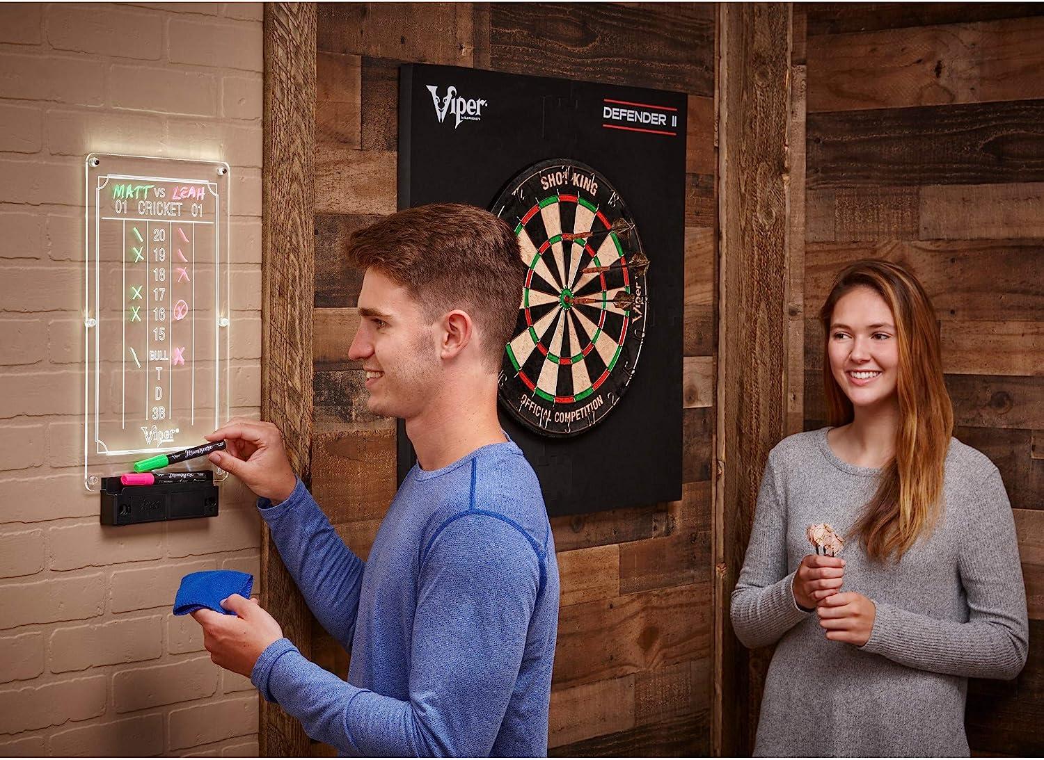 Viper Illumiscore SeeThrough Illuminated BackLit Dry Erase Dart