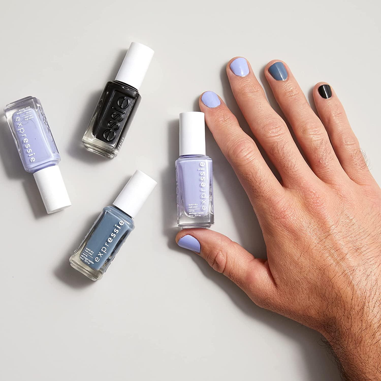 essie expressie Quick-Dry Nail (Pack Sk8 1) Vegan, Fl undertones) 0.33 Lilac, (lilac sk8 blue Polish, Oz with destiny Destiny, 8-Free with Sk8 0.33 356 with Destiny, with of Ounce