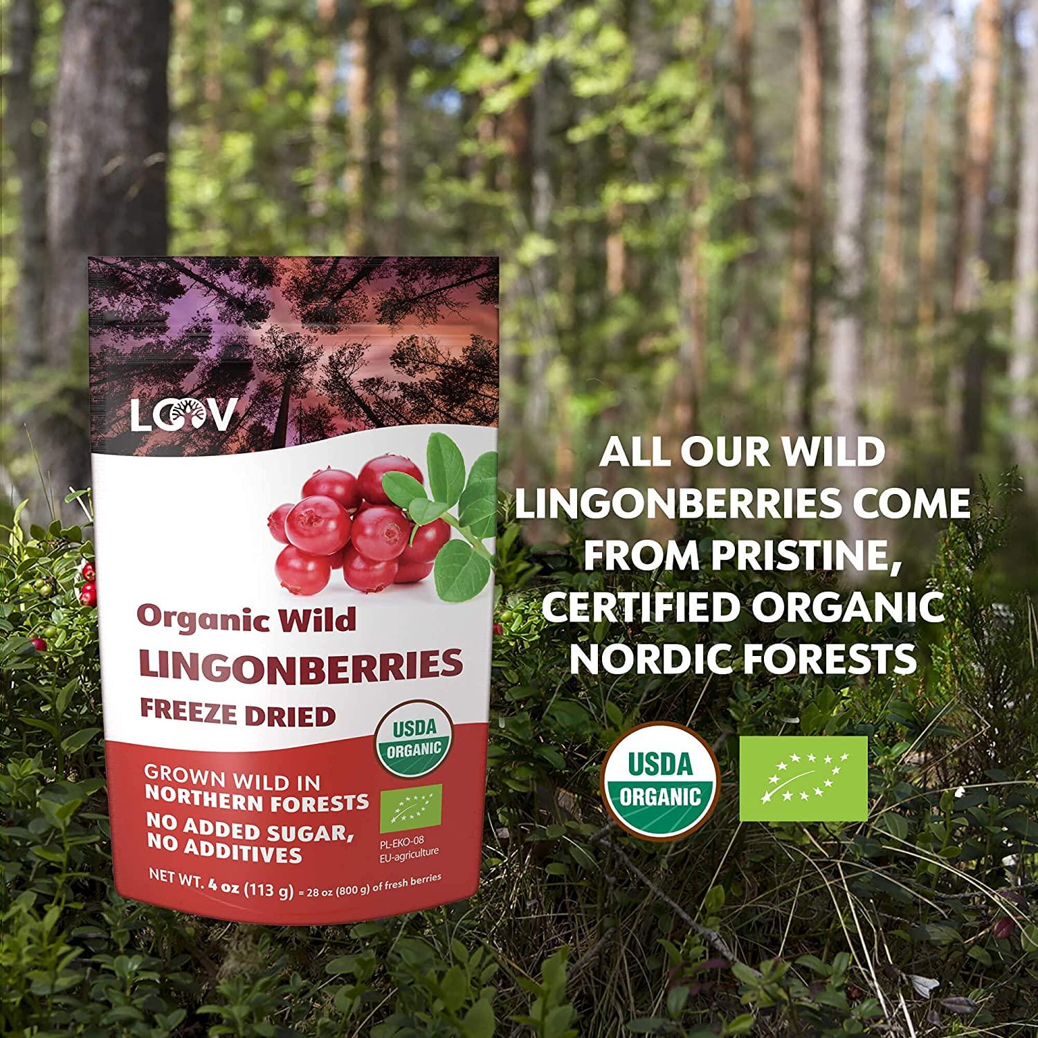 Loov Organic Wild Blueberries Freeze-Dried Whole Berries 113g - View #10