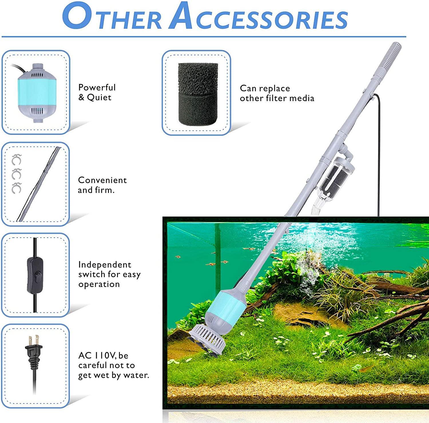 hygger Aquarium Electric Cleaning Brush - hygger