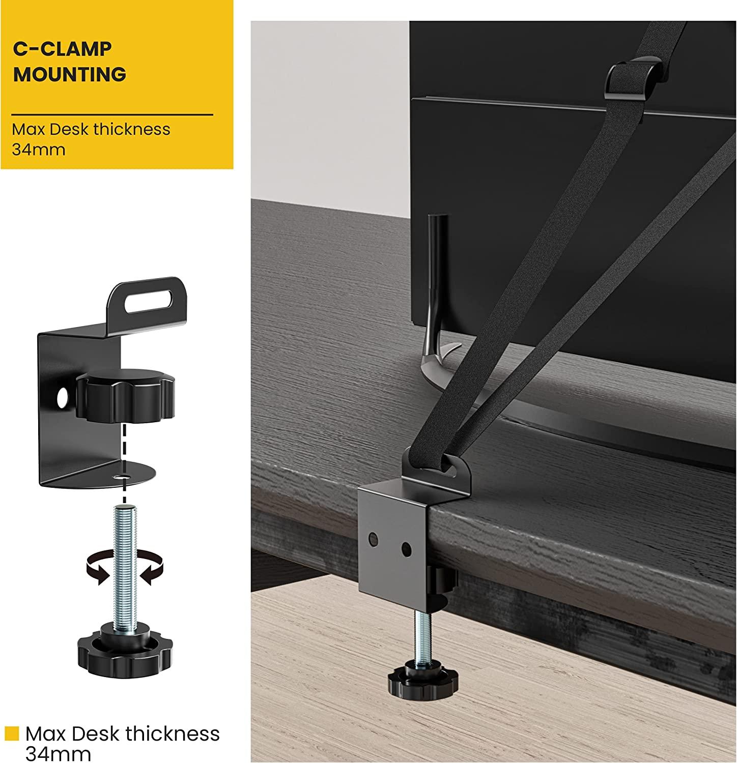 TV Safety Straps Furniture and TV Wall Anchors and PunchFree Clamp