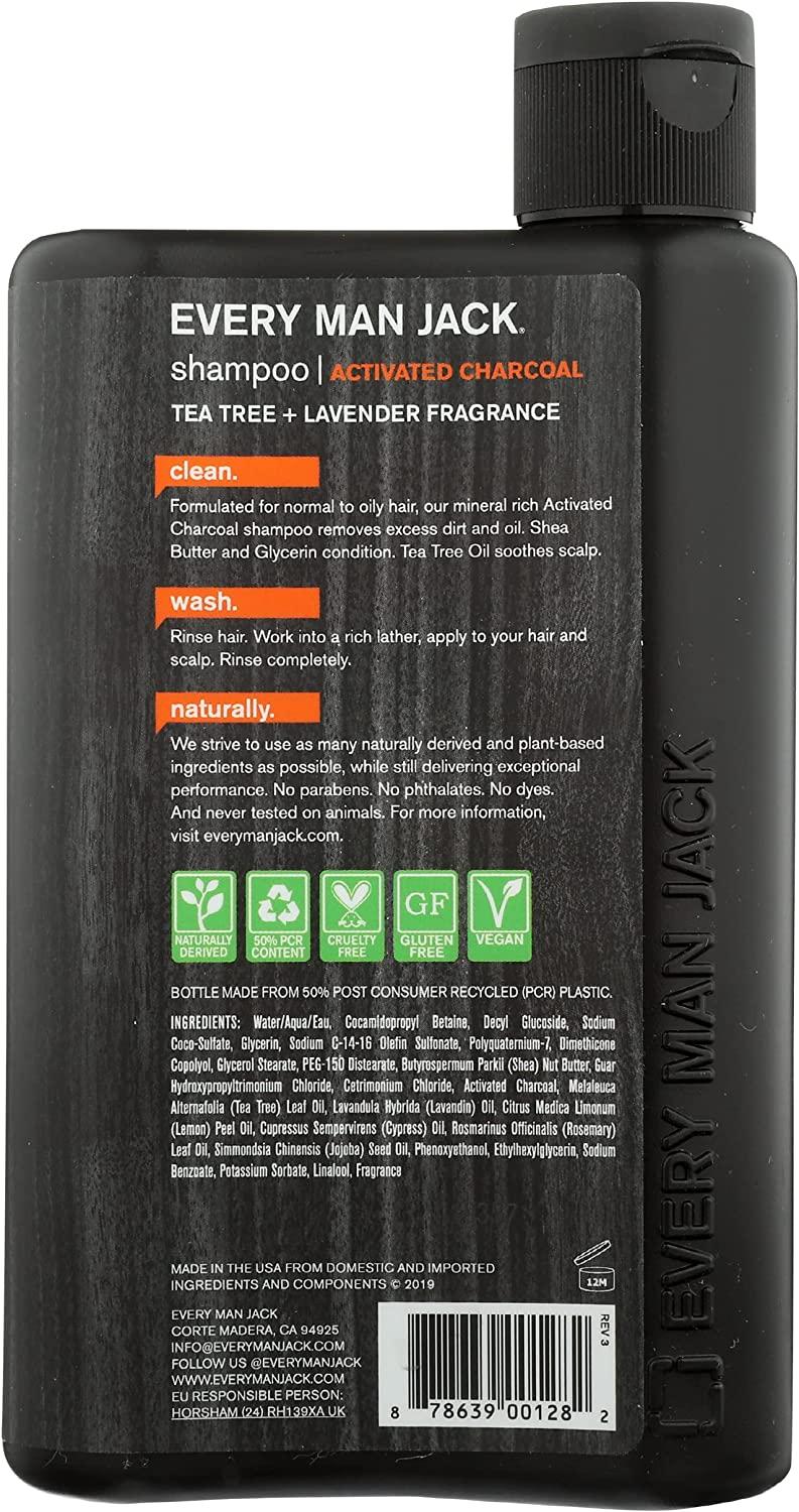 Every Man Jack, Shampoo Conditioner 2in1 Activated Charcoal, 13.5 Fl Oz