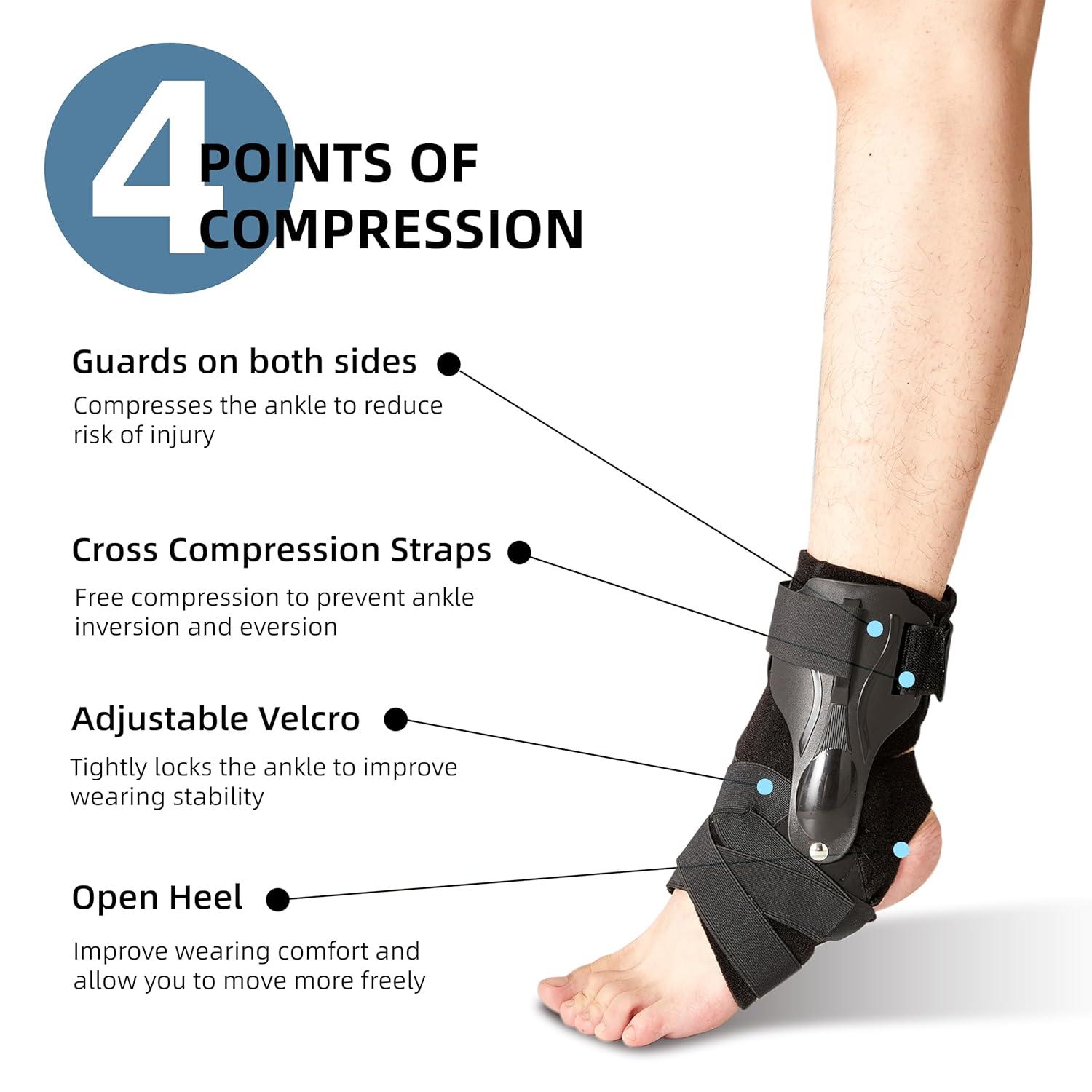 NEENCA Ankle Brace For Women & Men, Ankle Support With Compression Wrap, Compression - View #6