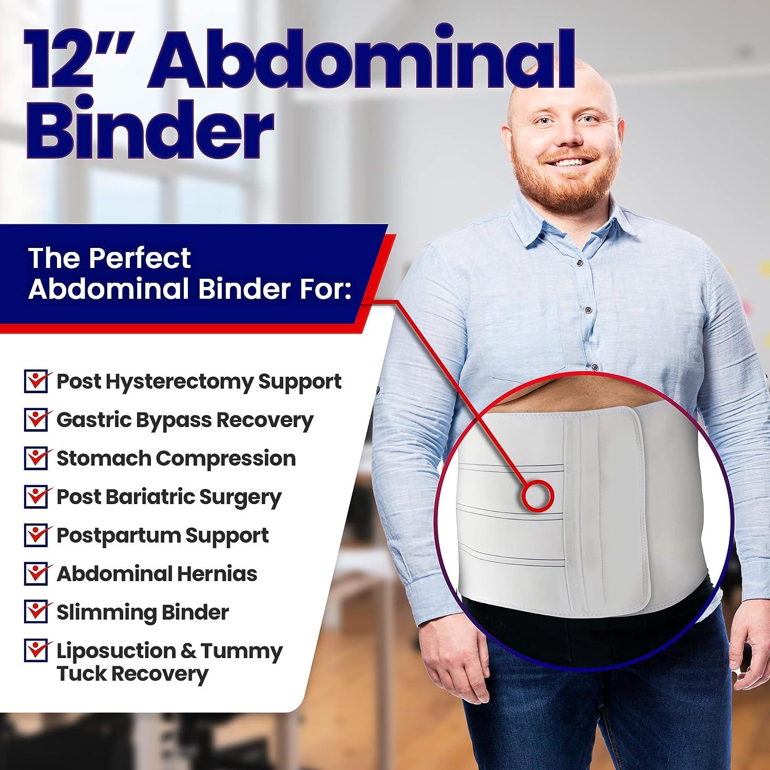 Wide Abdominal Binder Belly Wrap – Plus Size