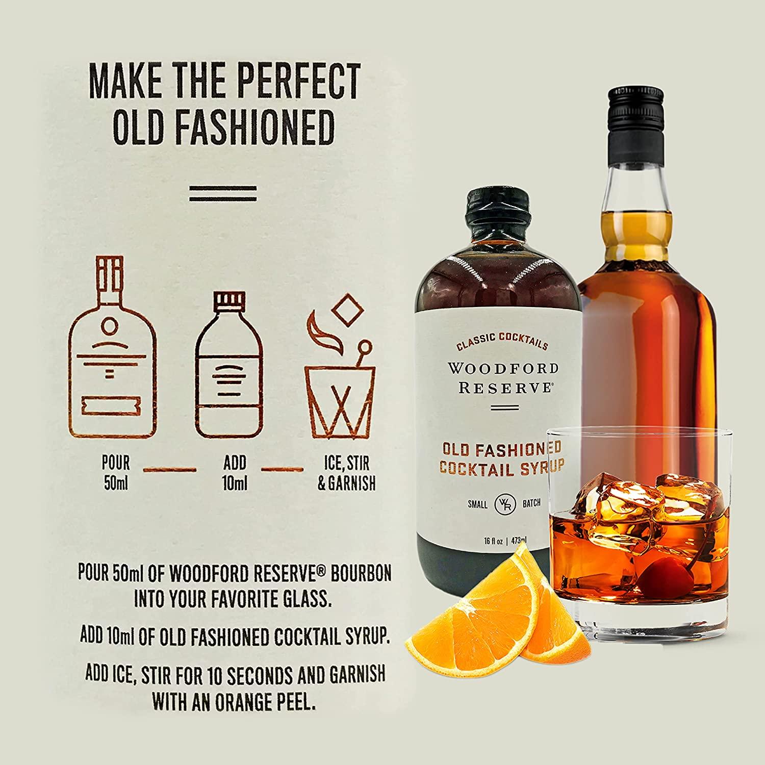 Woodford Reserve Old-Fashioned Syrup - Premium Cocktail Mix for ...