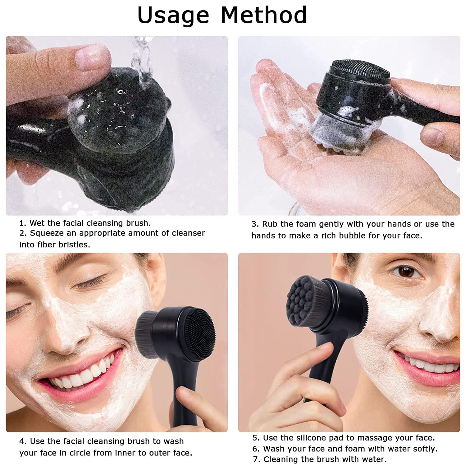 Face wash new arrivals with brush