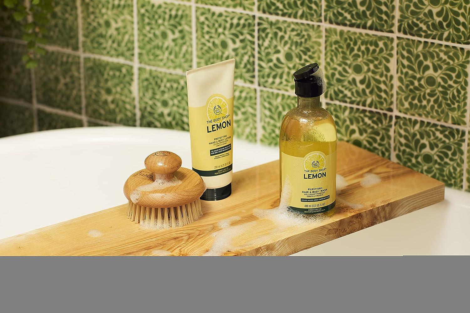 The Body Shop Lemon Purifying Hair & Body Wash 400ml 13.5 Fl Oz