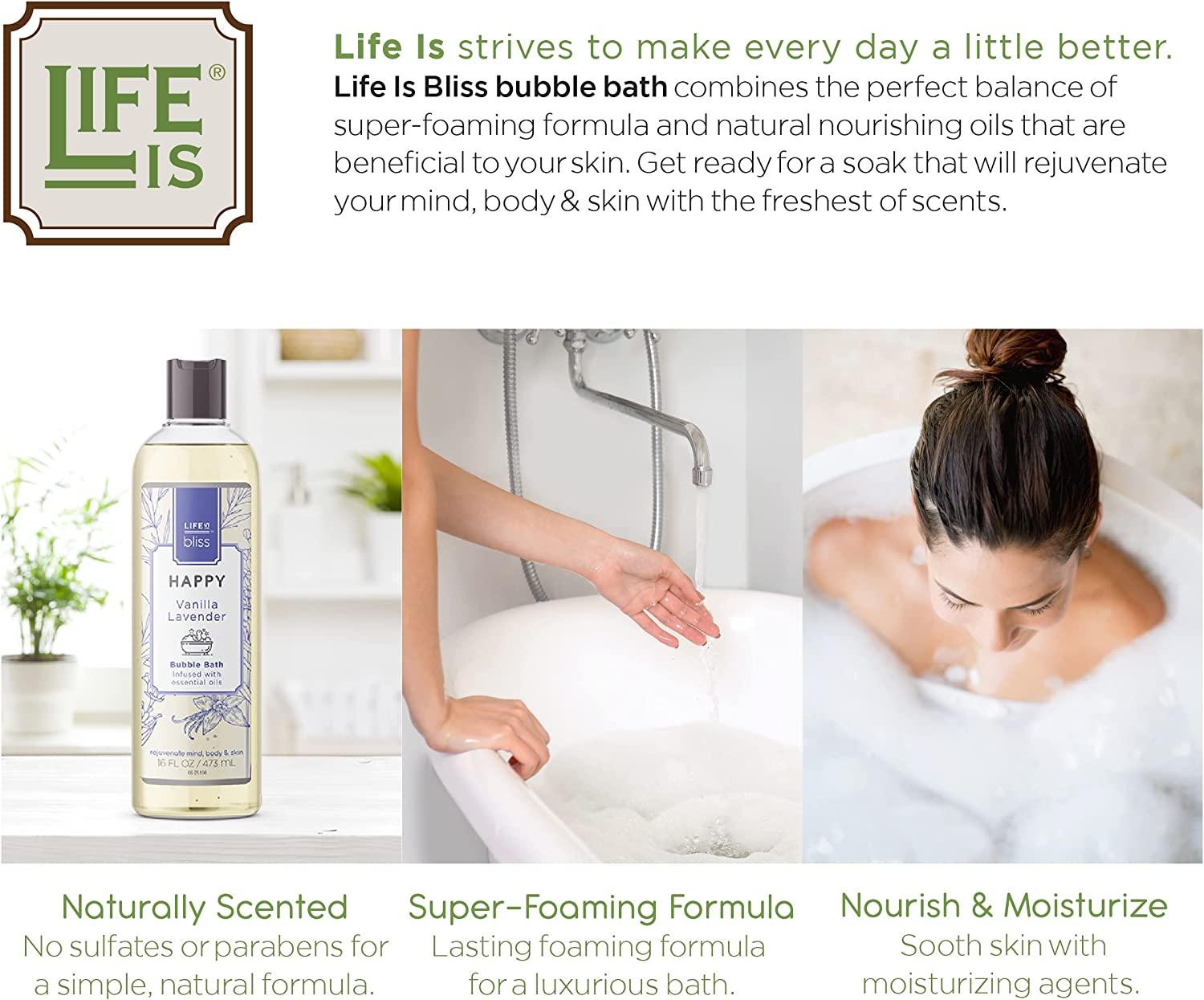 Bubble Bath. Skin-Softening. Essential Oil