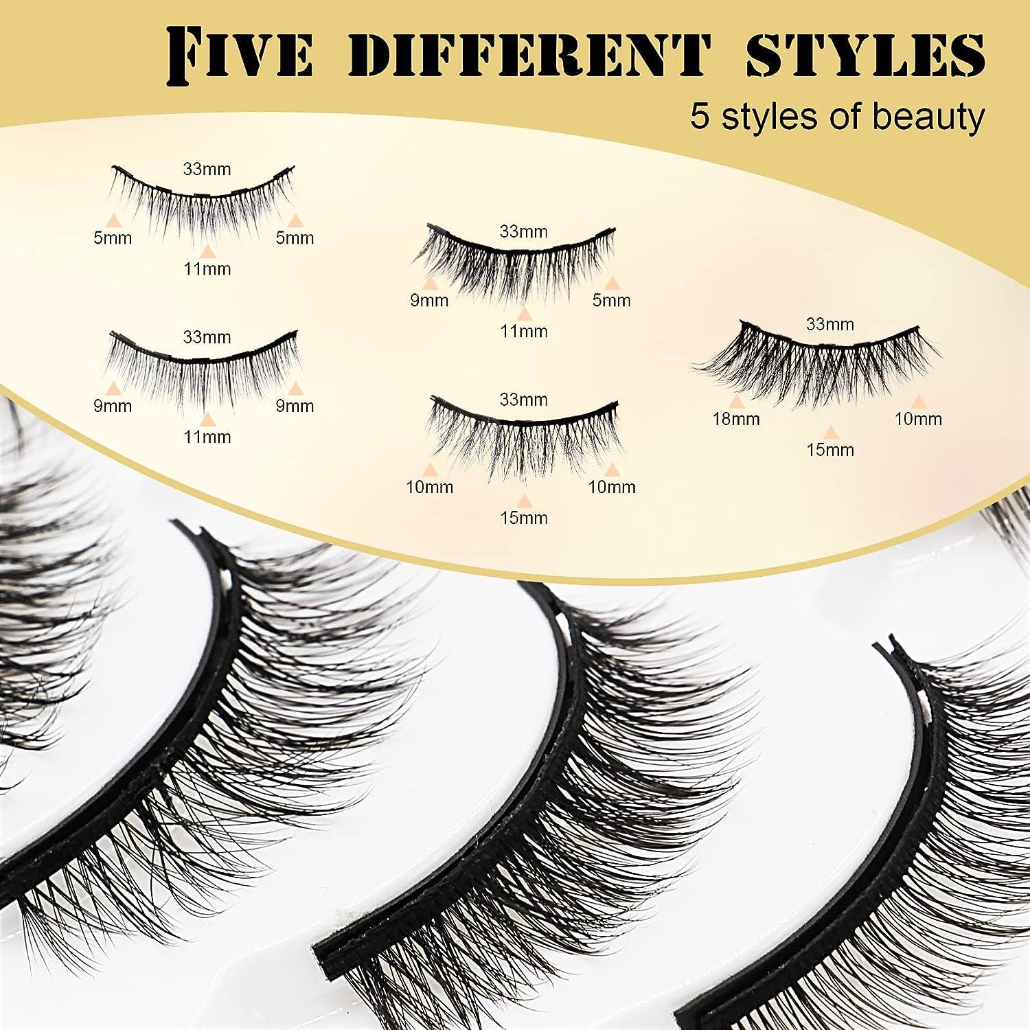 Eyelashes Kit Anghie Eyelashes with Liners 10Pairs