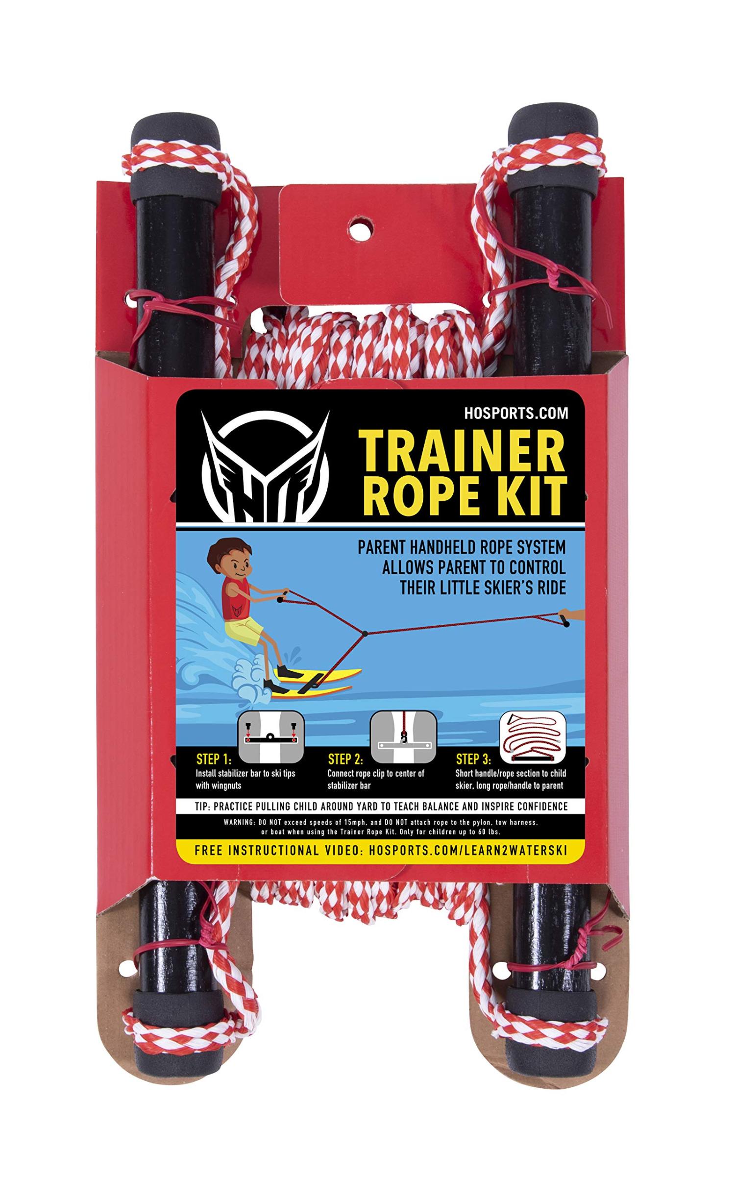 HO Jr. Trainer Rope Kit - Black | High-Quality Junior Waterski Training ...