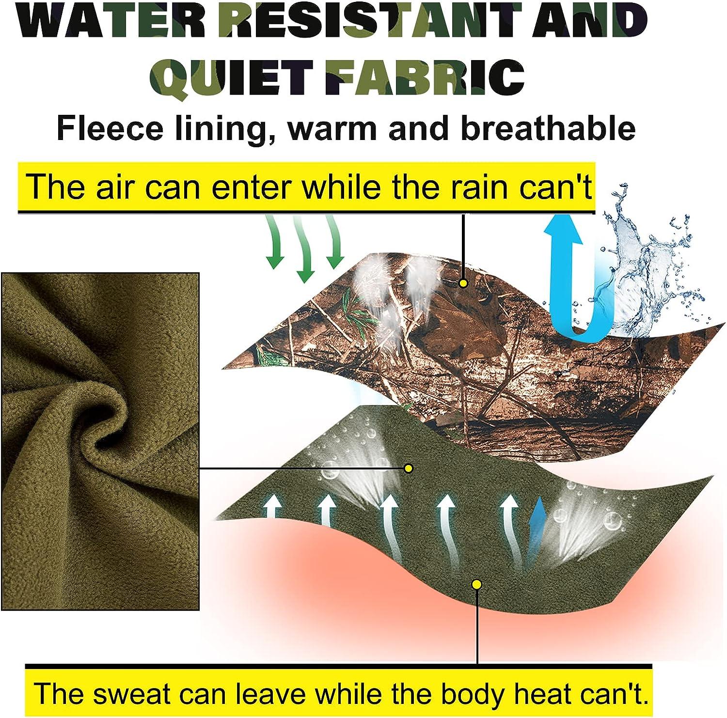 NEW VIEW Hunting Pants for Men, Ultra-Silent Water Resistant Camo Pants  Men, Insulated and Breathable