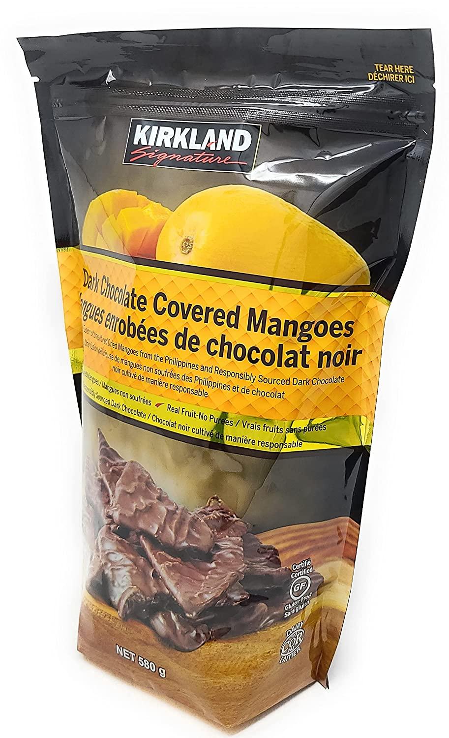 Kirkland Dark Chocolate Covered Mangoes 20.46 oz Exotic and Decadent