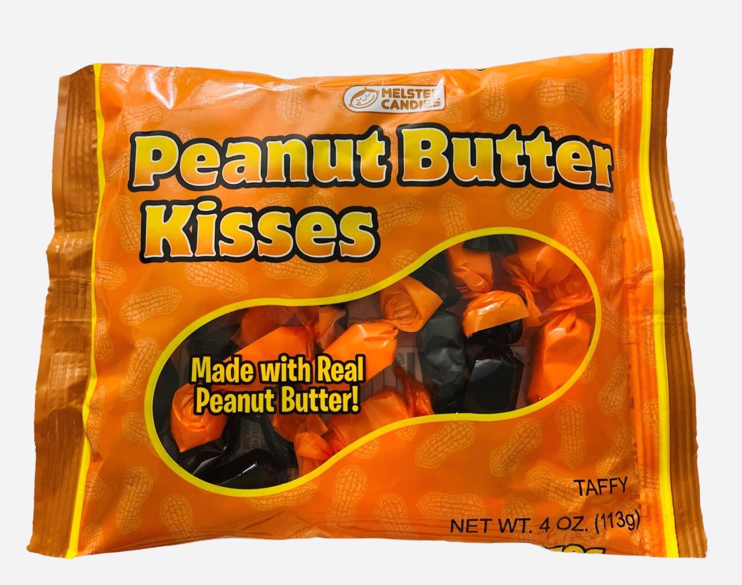 Melster Peanut Butter Kisses 4oz Bag Gluten Free Halloween Candy