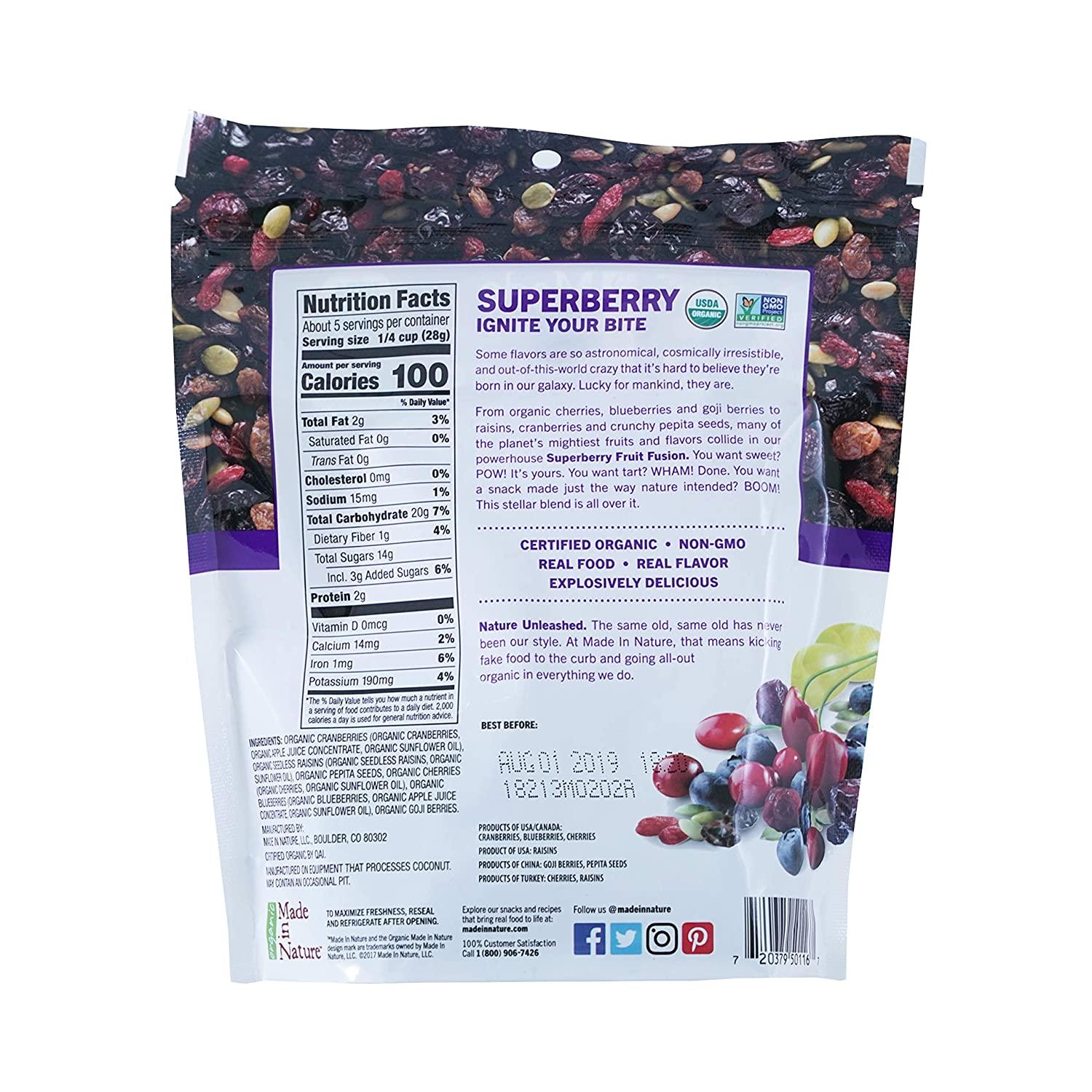Buy Made in Nature Organic Superberry Blast Supersnacks 5 oz Fruit