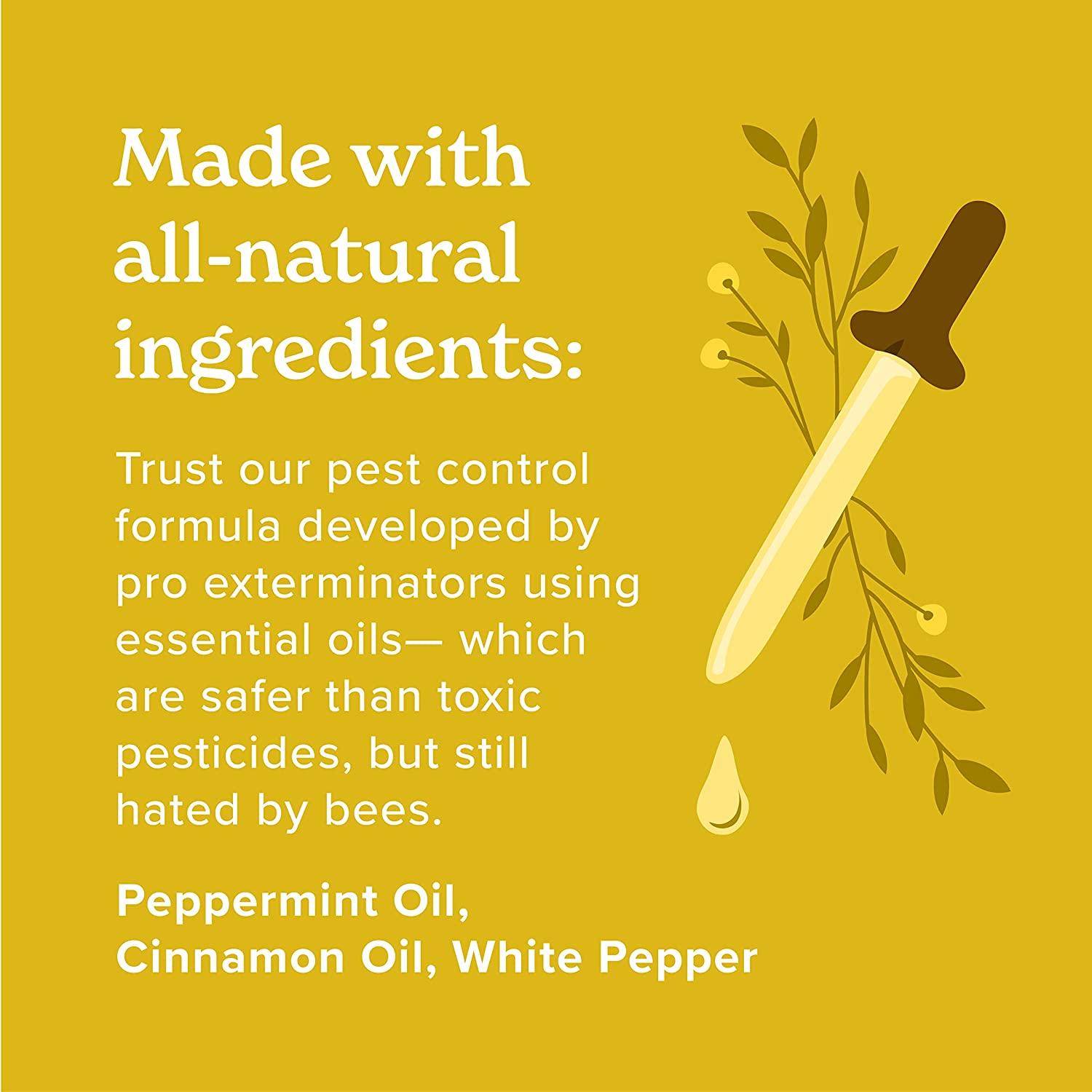 Vine Homecare Bee Control Spray 32oz Natural NonToxic Formula for